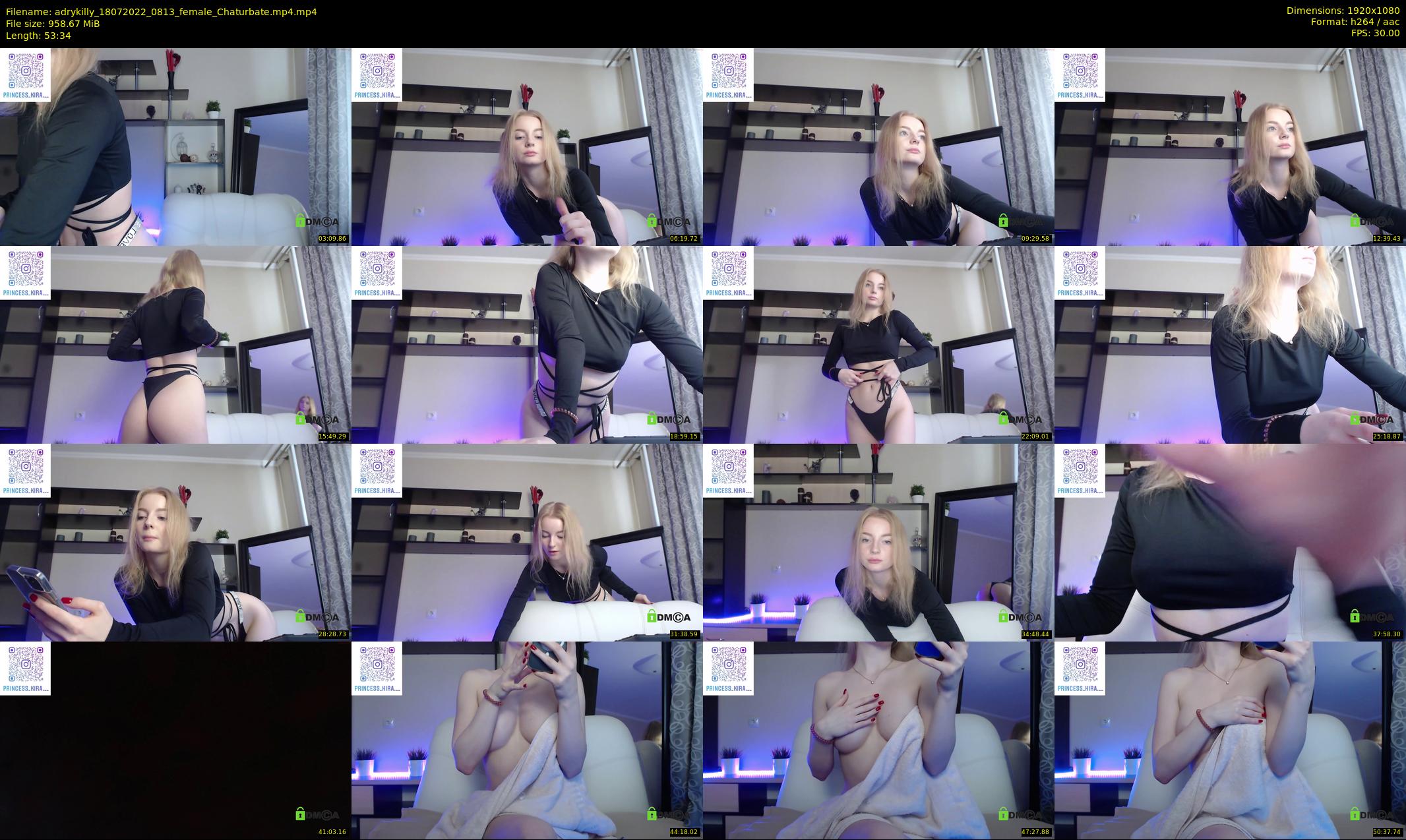 adrykilly — 54 minute Chaturbate female cam show recording, 1080p, Jul 18, 2022