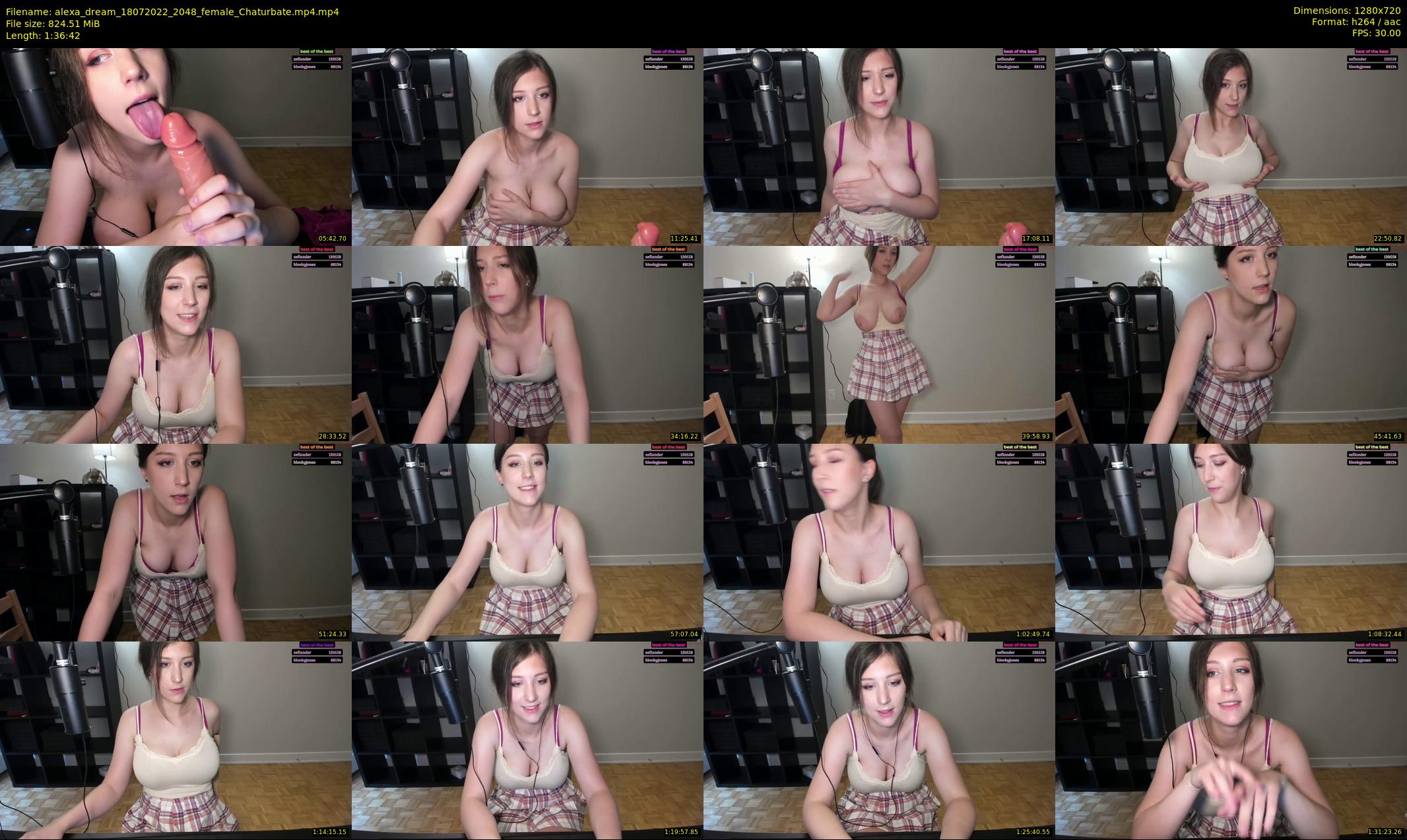 alexa_dream — 97 minute Chaturbate female cam show recording, 720p, Jul 18, 2022