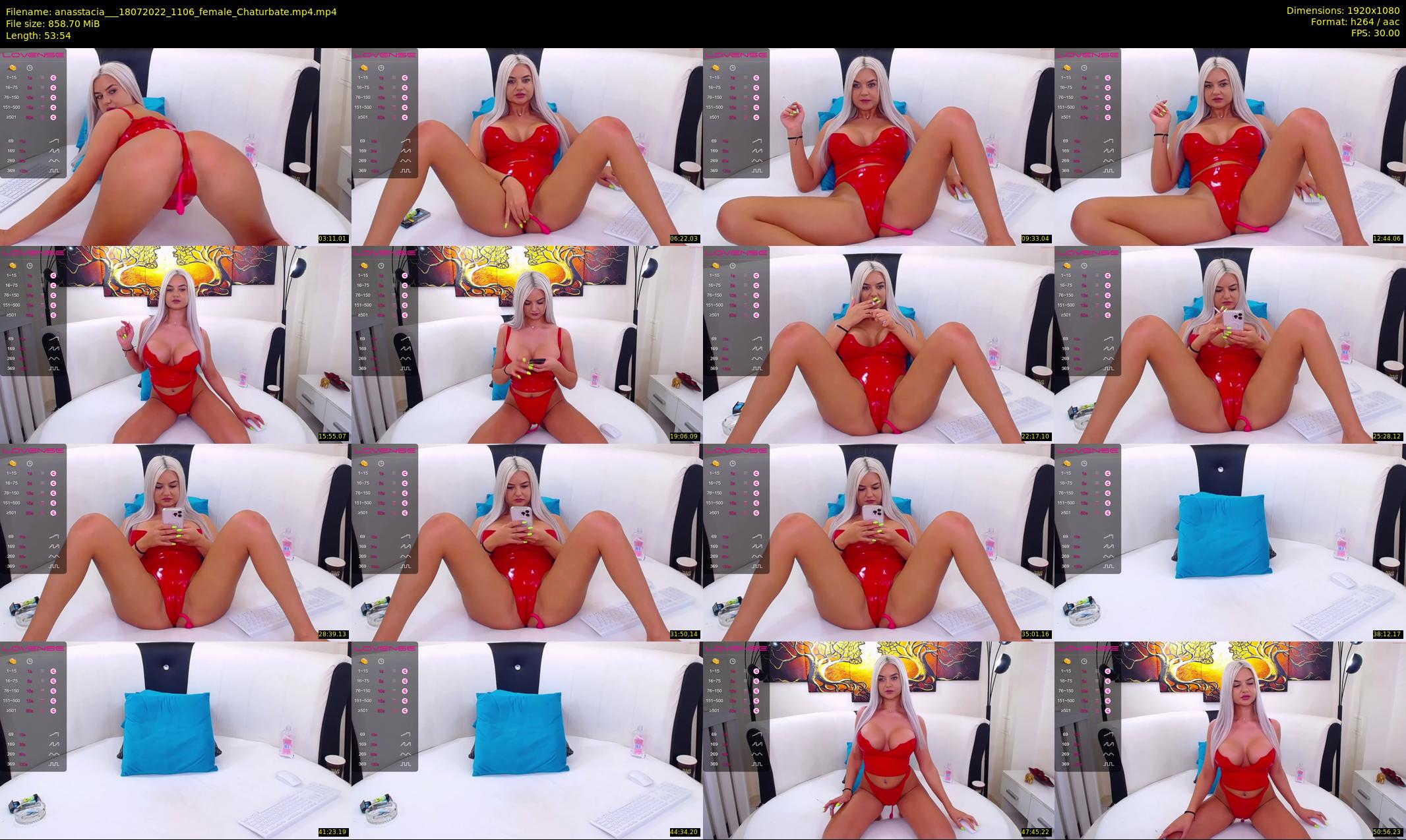 anasstacia__ — 54 minute Chaturbate female cam show recording, 1080p, Jul 18, 2022