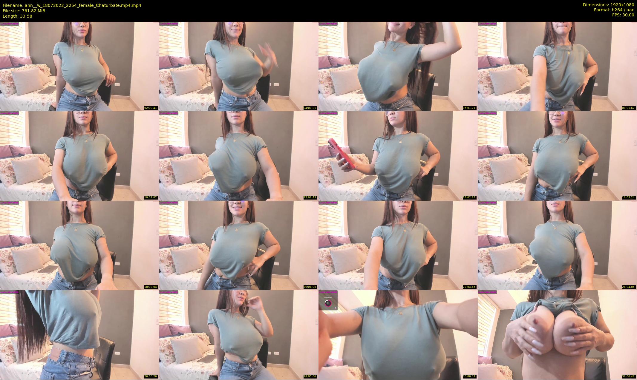 ann__w — 34 minute Chaturbate female cam show recording, 1080p, Jul 18, 2022