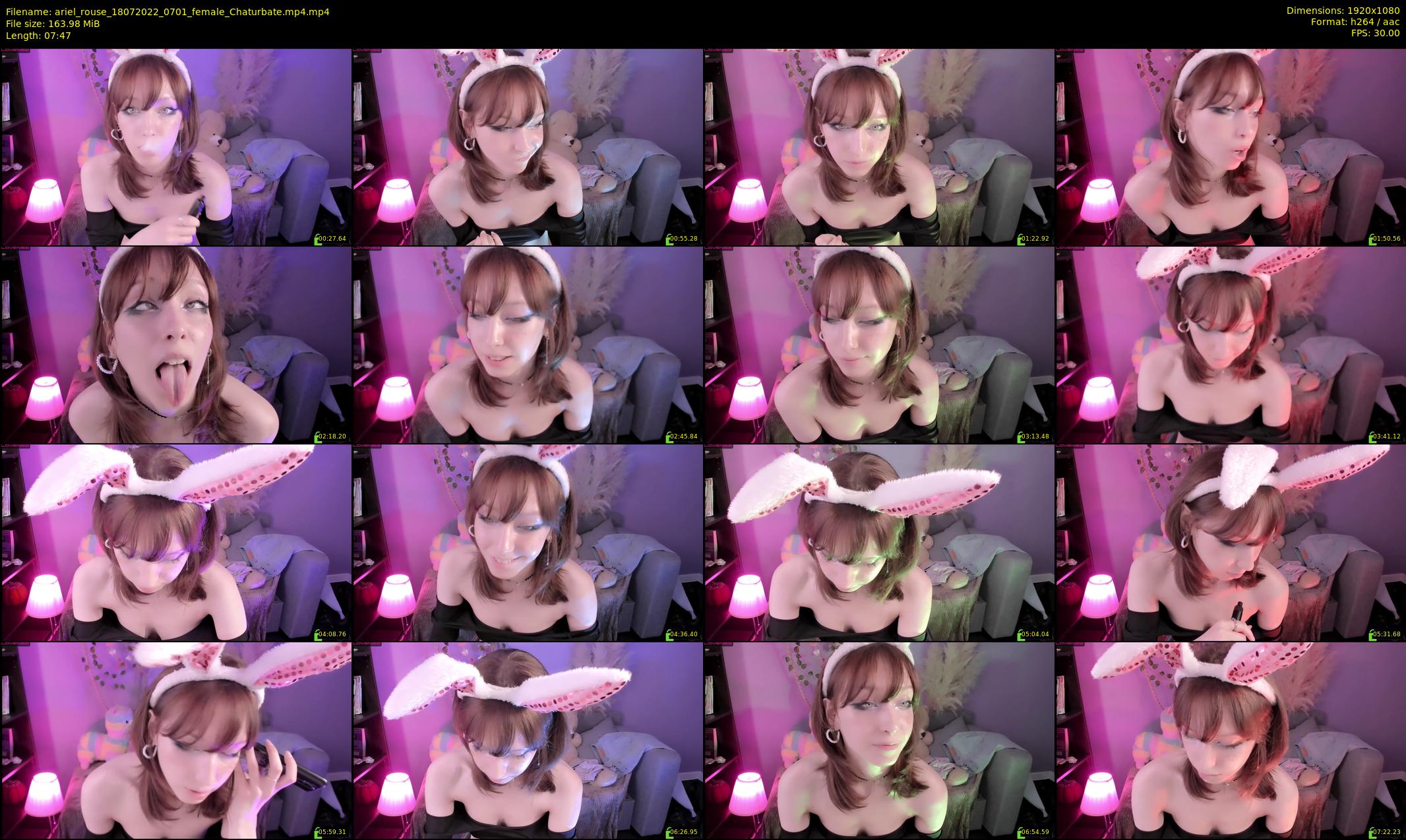 ariel_rouse — 8 minute Chaturbate female cam show recording, 1080p, Jul 18, 2022