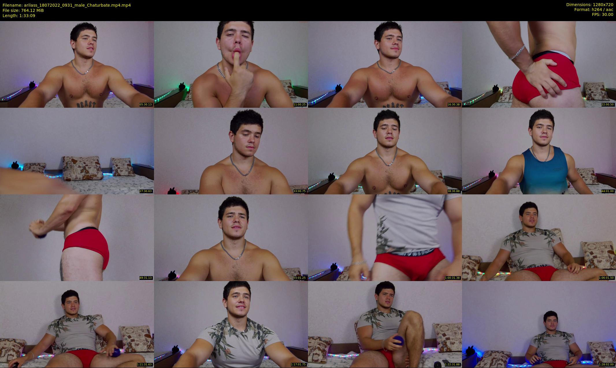arilass — 94 minute Chaturbate male cam show recording, 720p, Jul 18, 2022