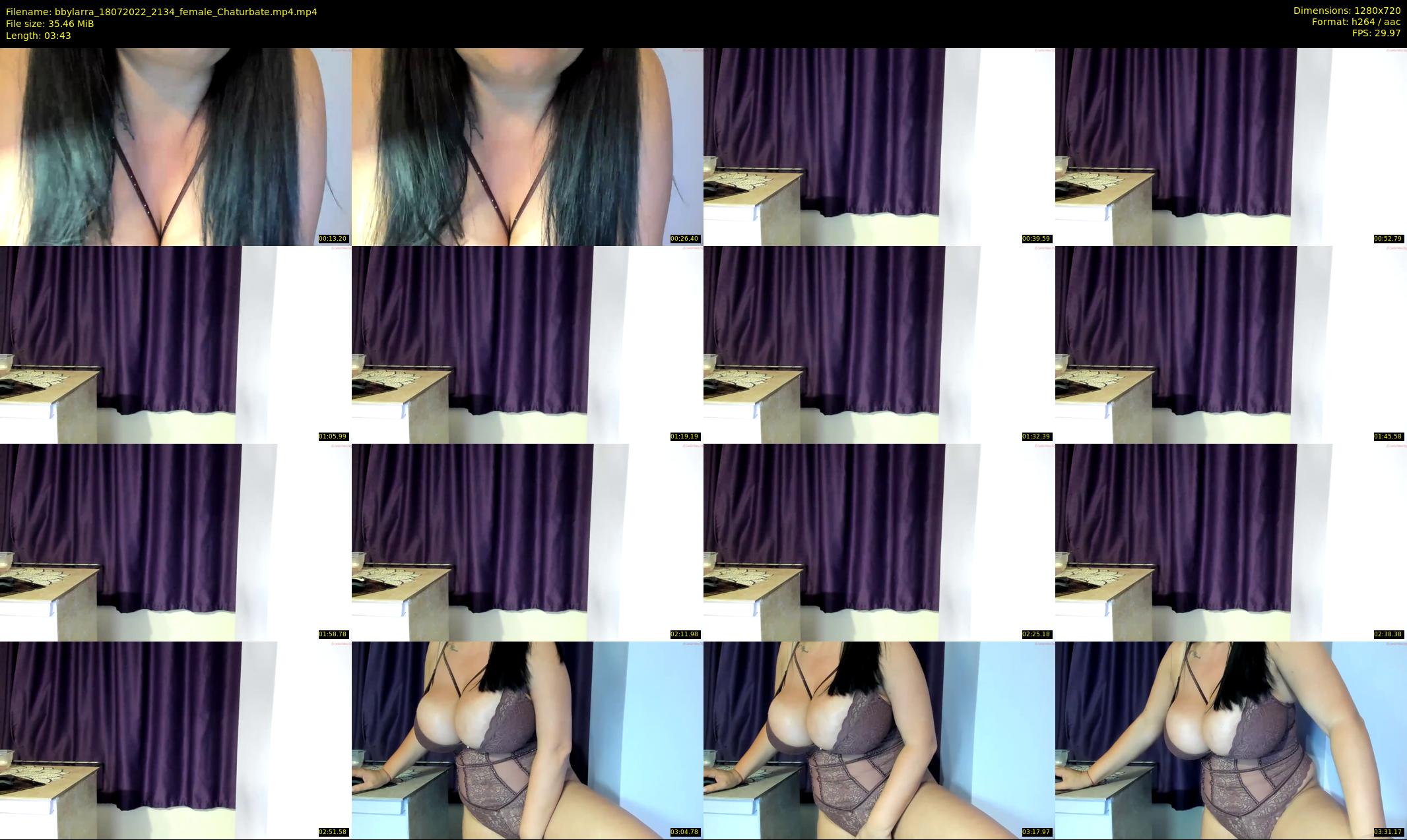 bbylarra — 4 minute Chaturbate couple cam show recording, 720p, Jul 18, 2022