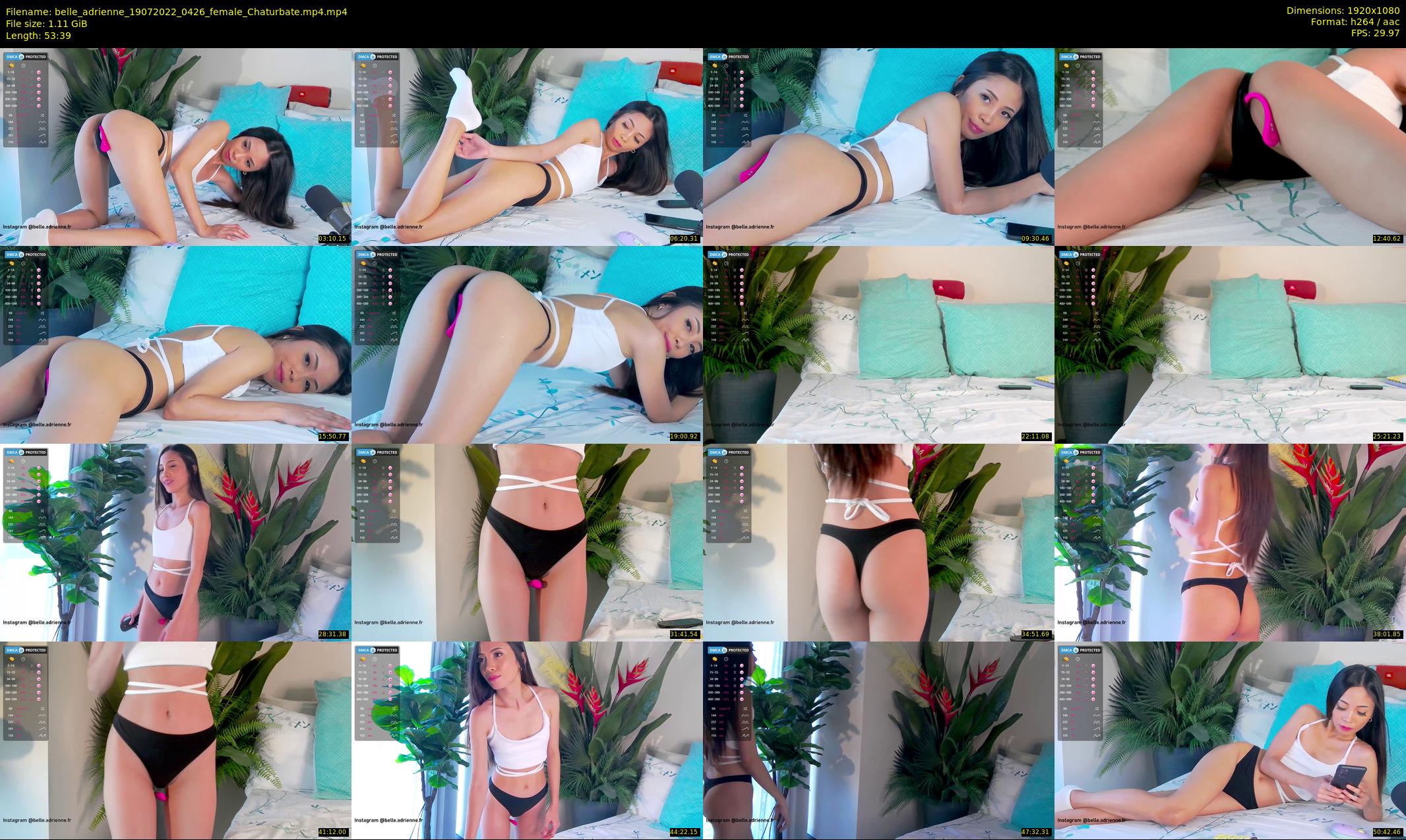 belle_adrienne — 54 minute Chaturbate couple cam show recording, 1080p, Jul 19, 2022