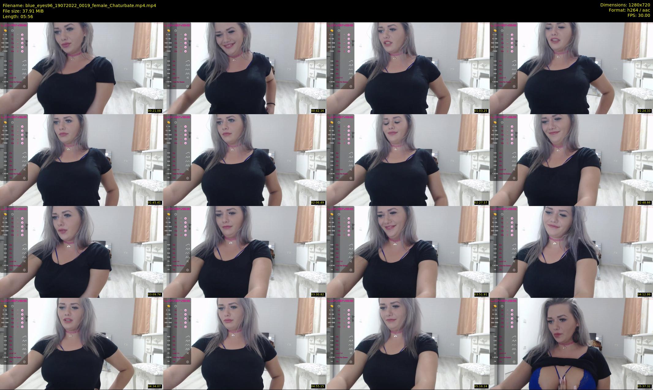 blue_eyes96 — 6 minute Chaturbate female cam show recording, 720p, Jul 19, 2022