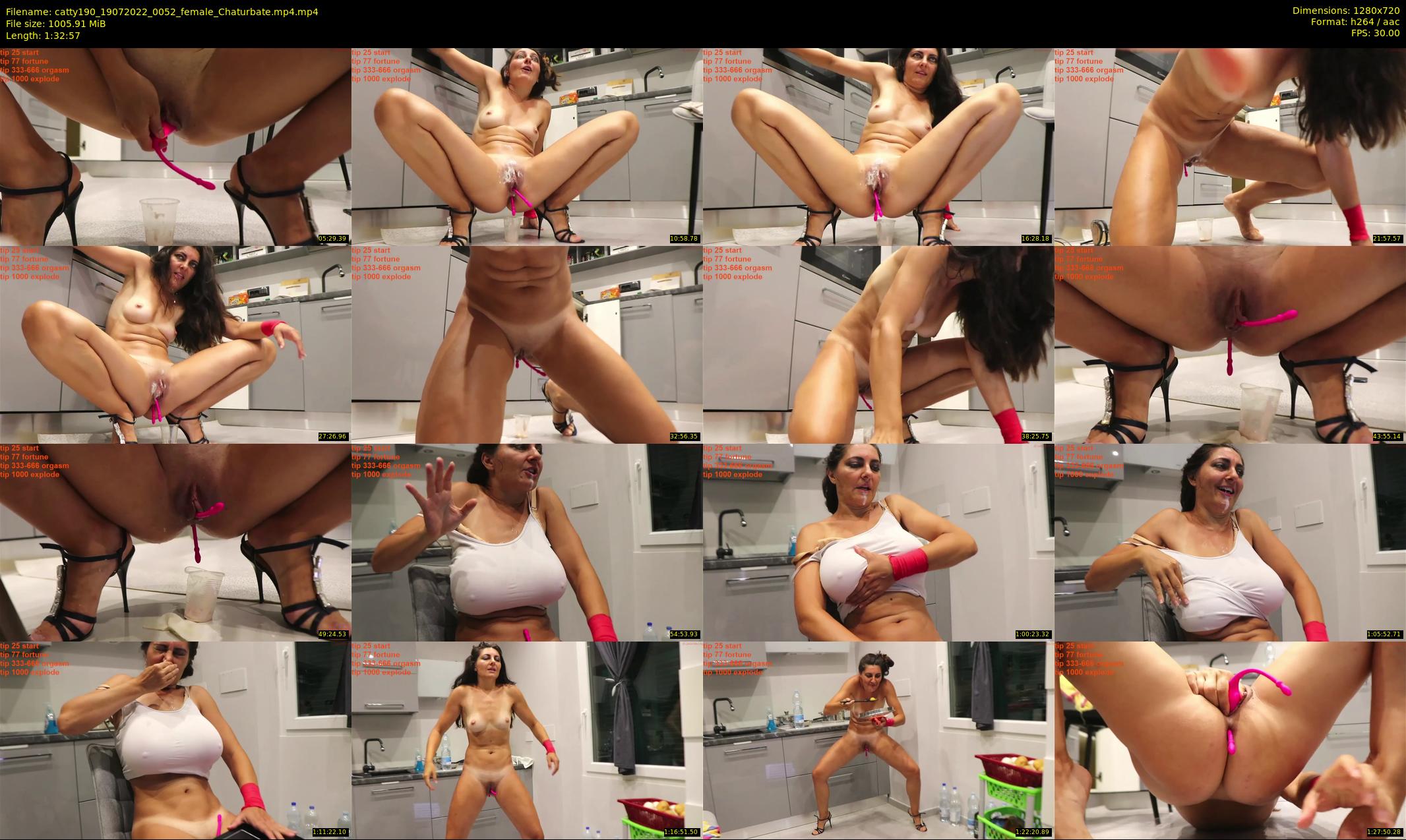 catty190 — 93 minute Chaturbate female cam show recording, 720p, Jul 19, 2022