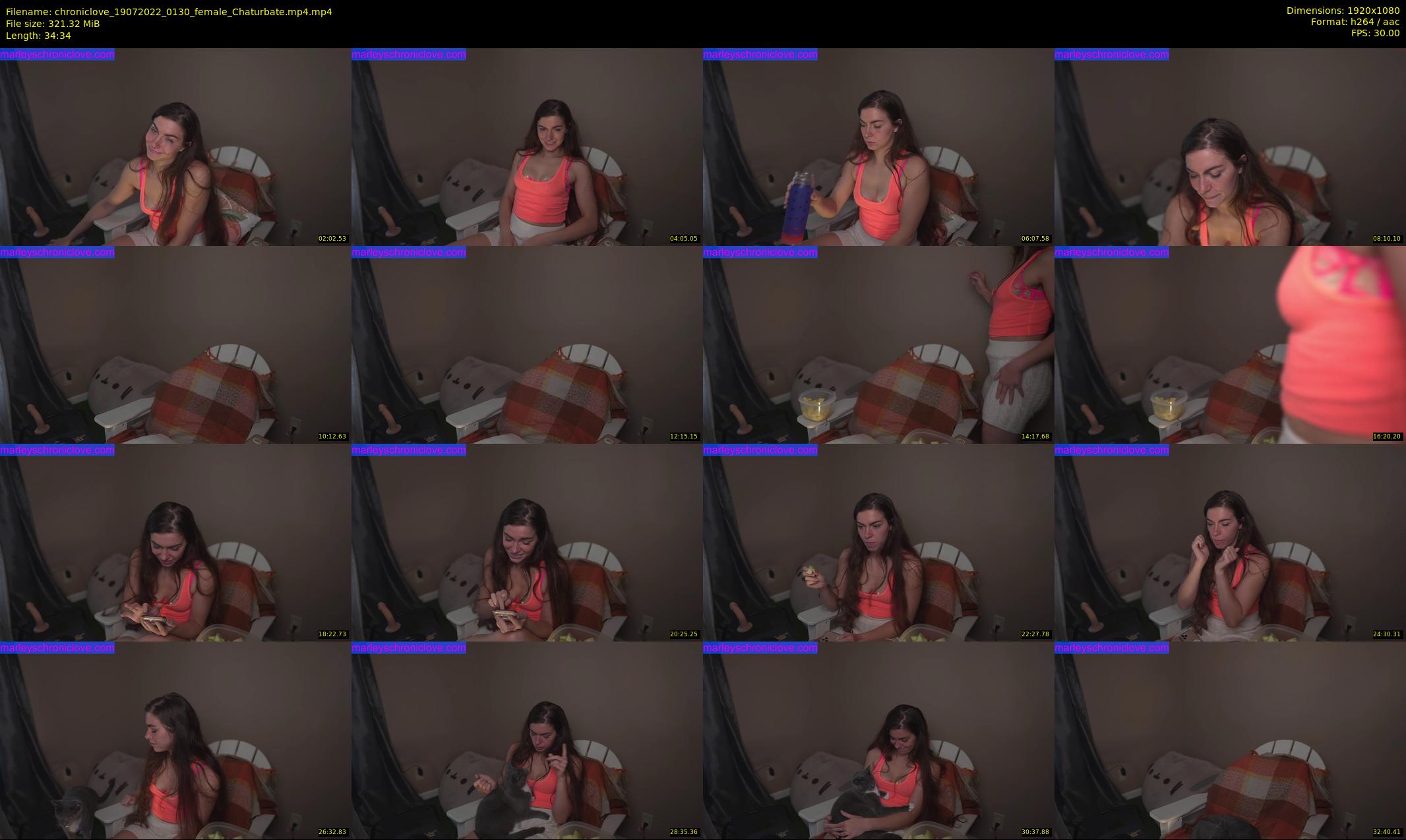 chroniclove — 35 minute Chaturbate female cam show recording, 1080p, Jul 19, 2022