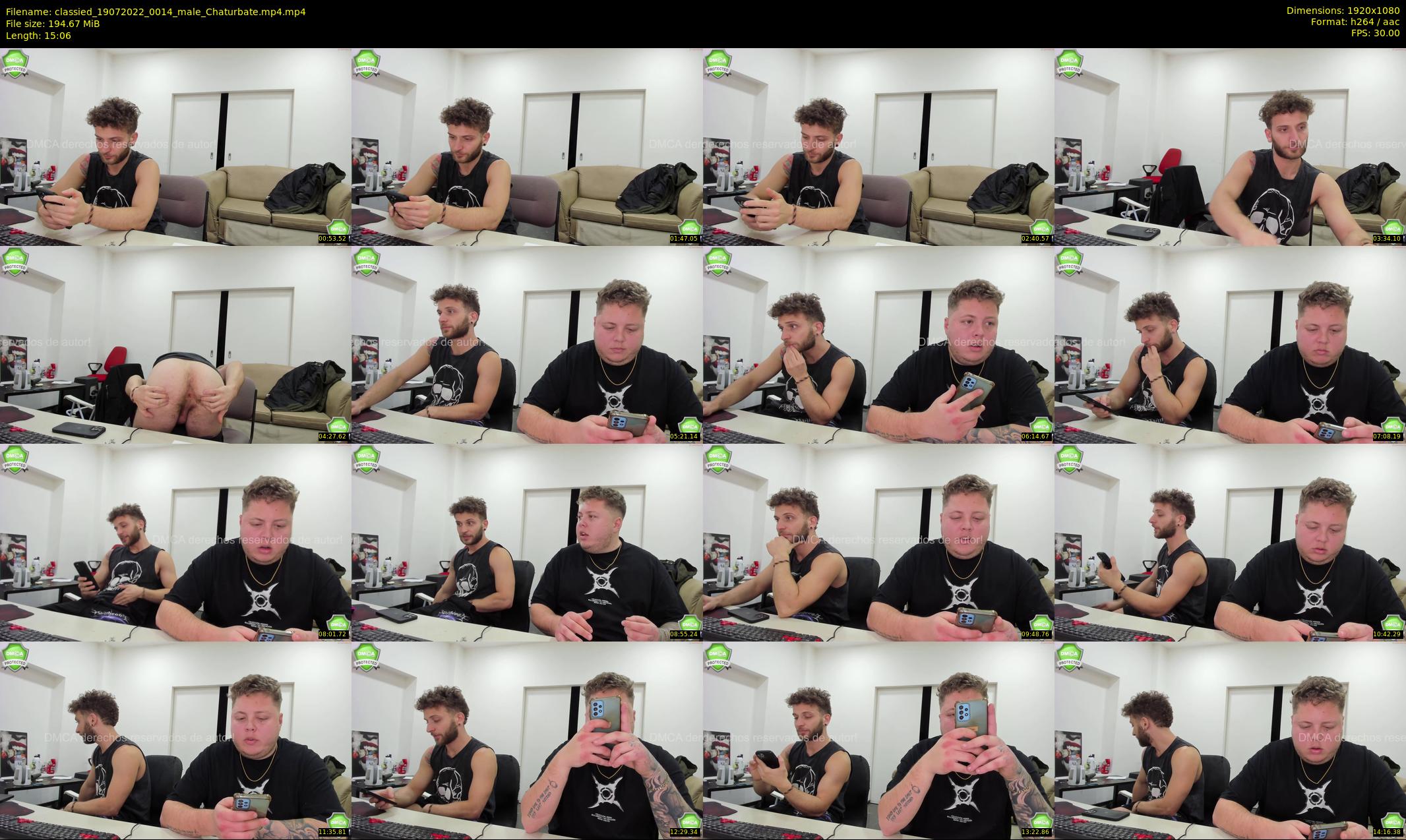 classied — 16 minute Chaturbate male cam show recording, 1080p, Jul 19, 2022