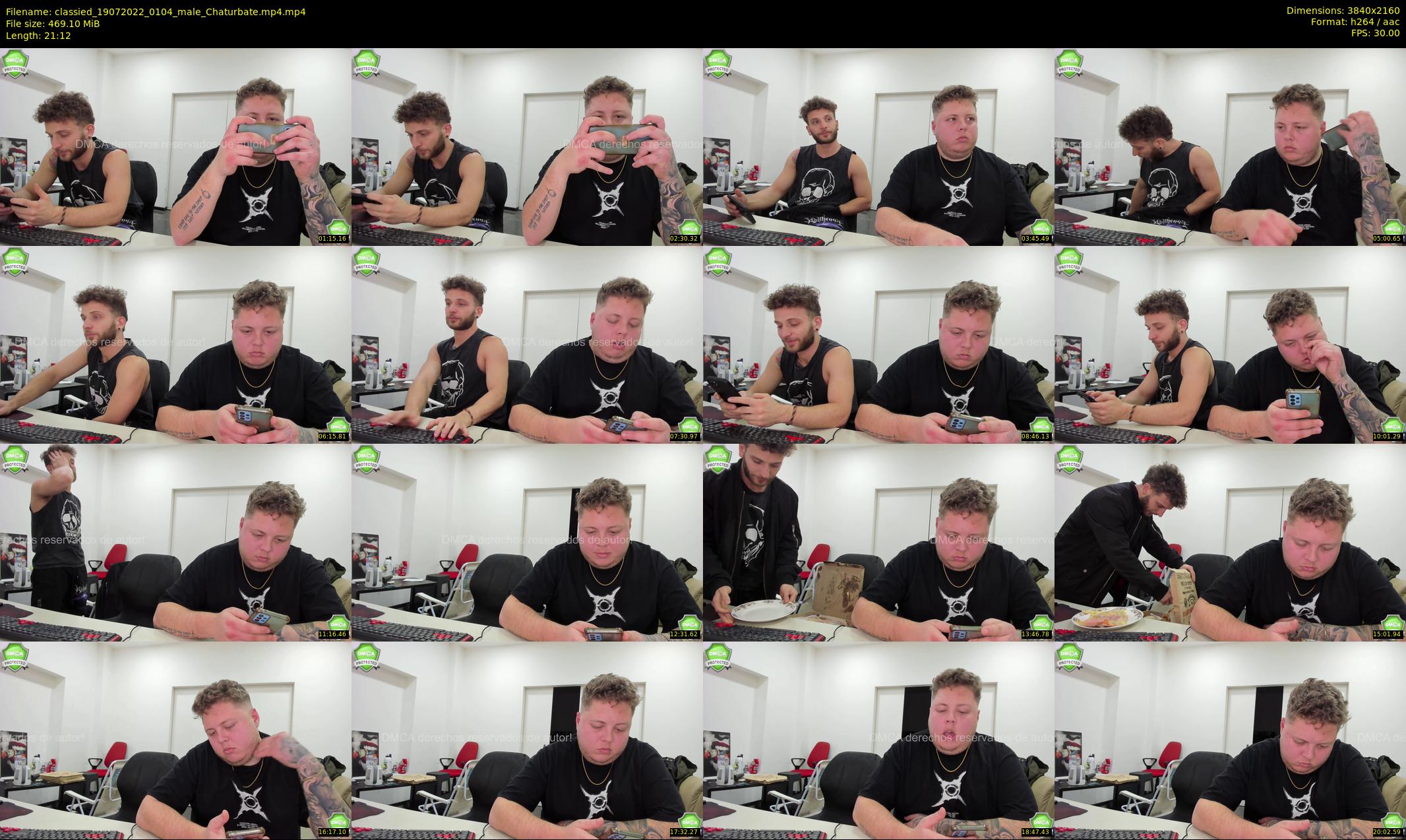 classied — 22 minute Chaturbate male cam show recording, 4K, Jul 19, 2022