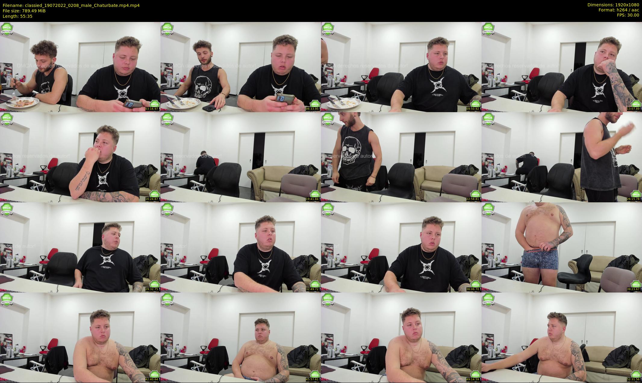 classied — 56 minute Chaturbate male cam show recording, 1080p, Jul 19, 2022