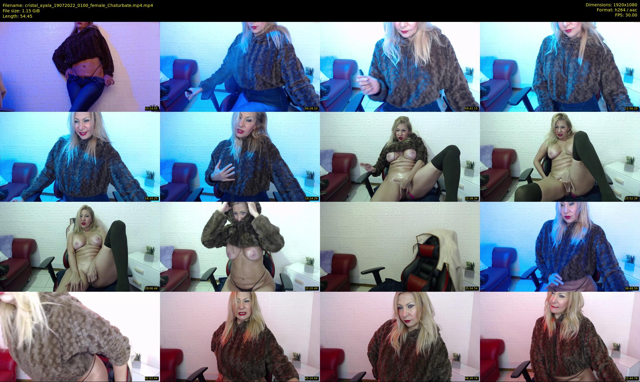 cristal_ayala — 55 minute Chaturbate female cam show recording, 1080p, Jul 19, 2022