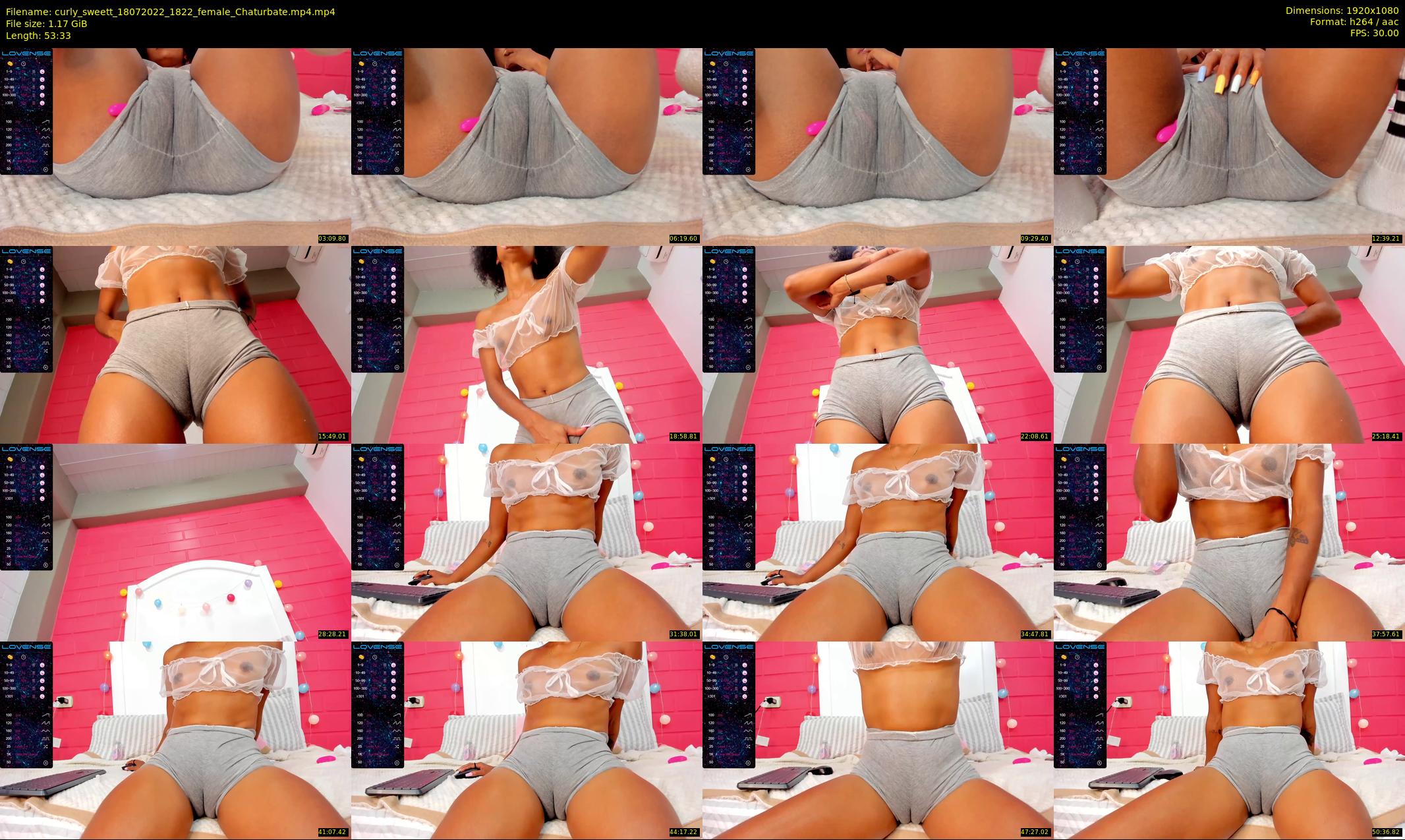 curly_sweett — 54 minute Chaturbate female cam show recording, 1080p, Jul 18, 2022