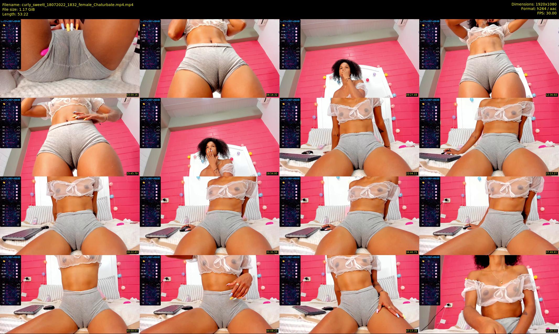 curly_sweett — 54 minute Chaturbate female cam show recording, 1080p, Jul 18, 2022
