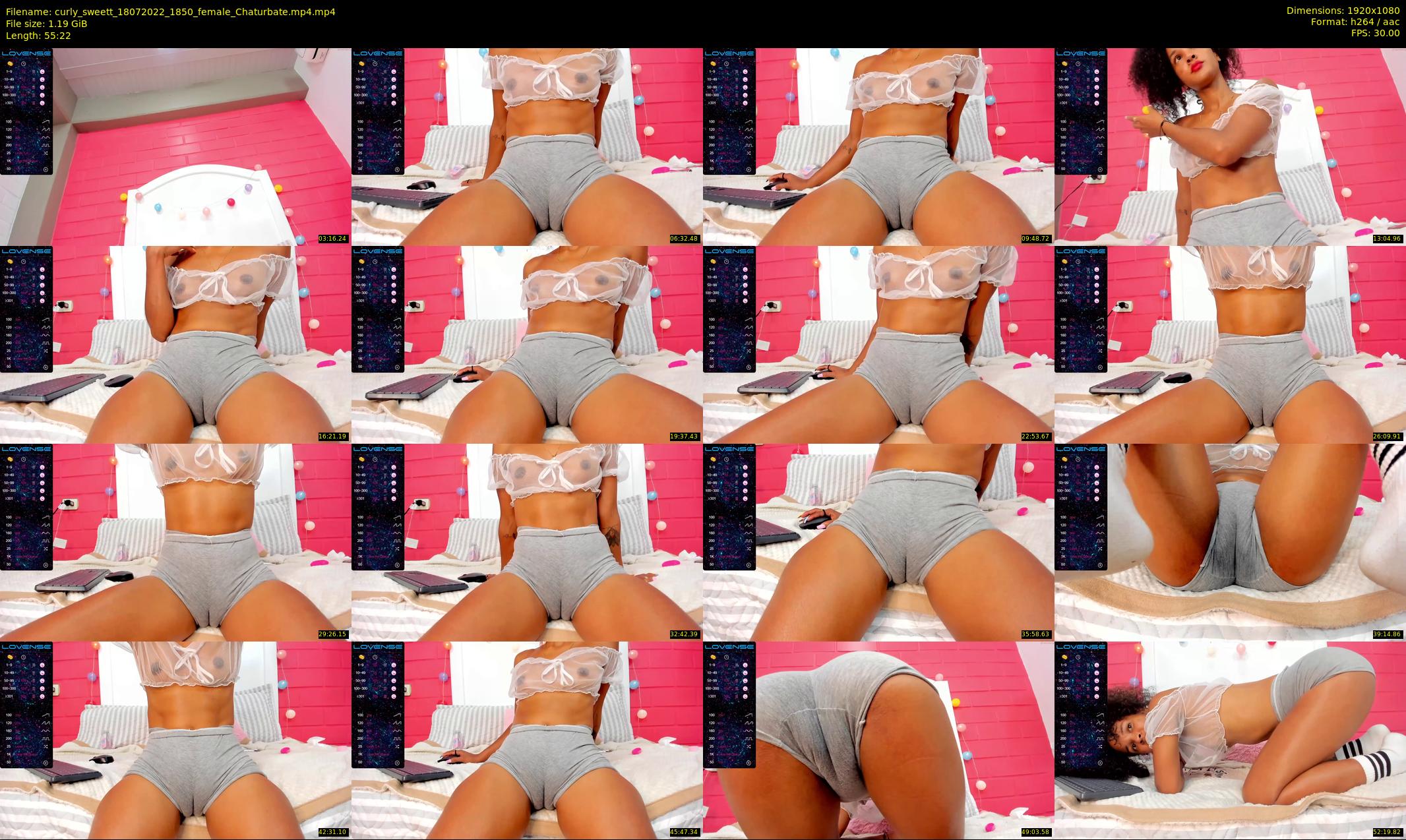 curly_sweett — 56 minute Chaturbate female cam show recording, 1080p, Jul 18, 2022