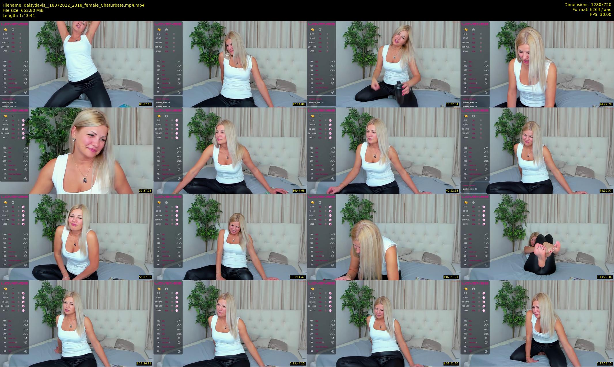daisydavis_ — 104 minute Chaturbate female cam show recording, 720p, Jul 18, 2022