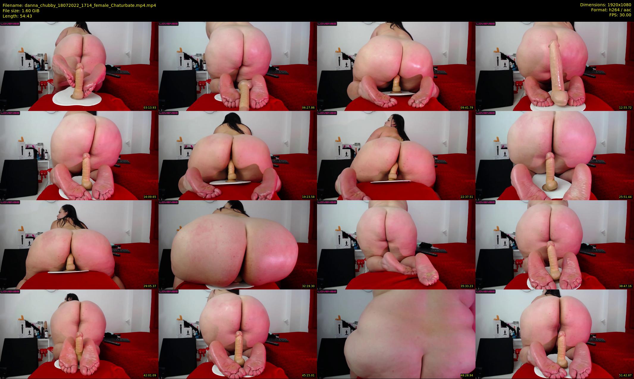 danna_chubby — 55 minute Chaturbate female cam show recording, 1080p, Jul 18, 2022