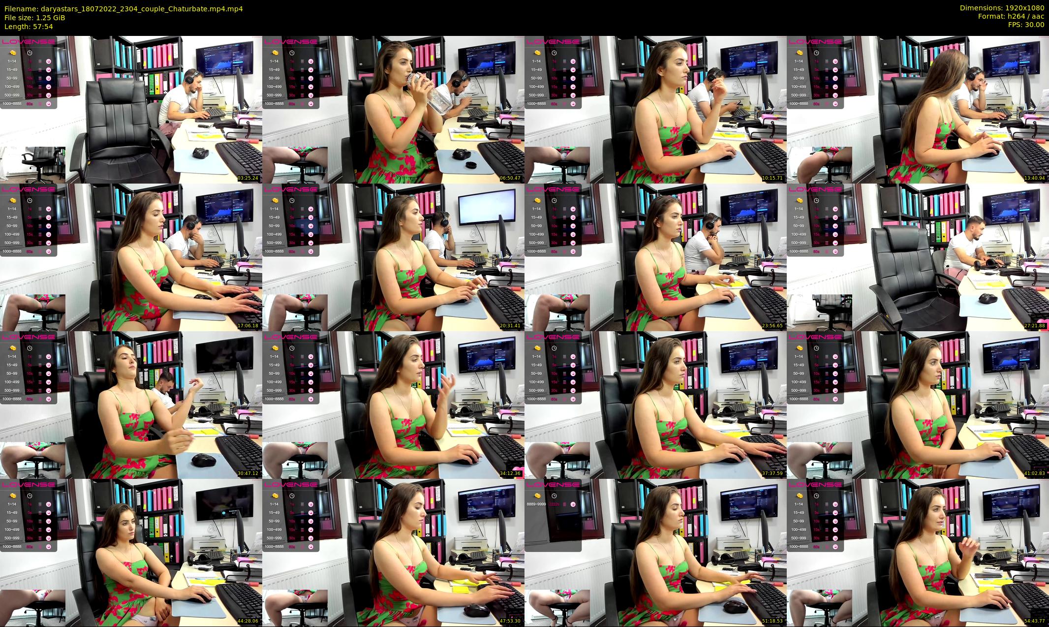 daryastars — 58 minute Chaturbate couple cam show recording, 1080p, Jul 18, 2022