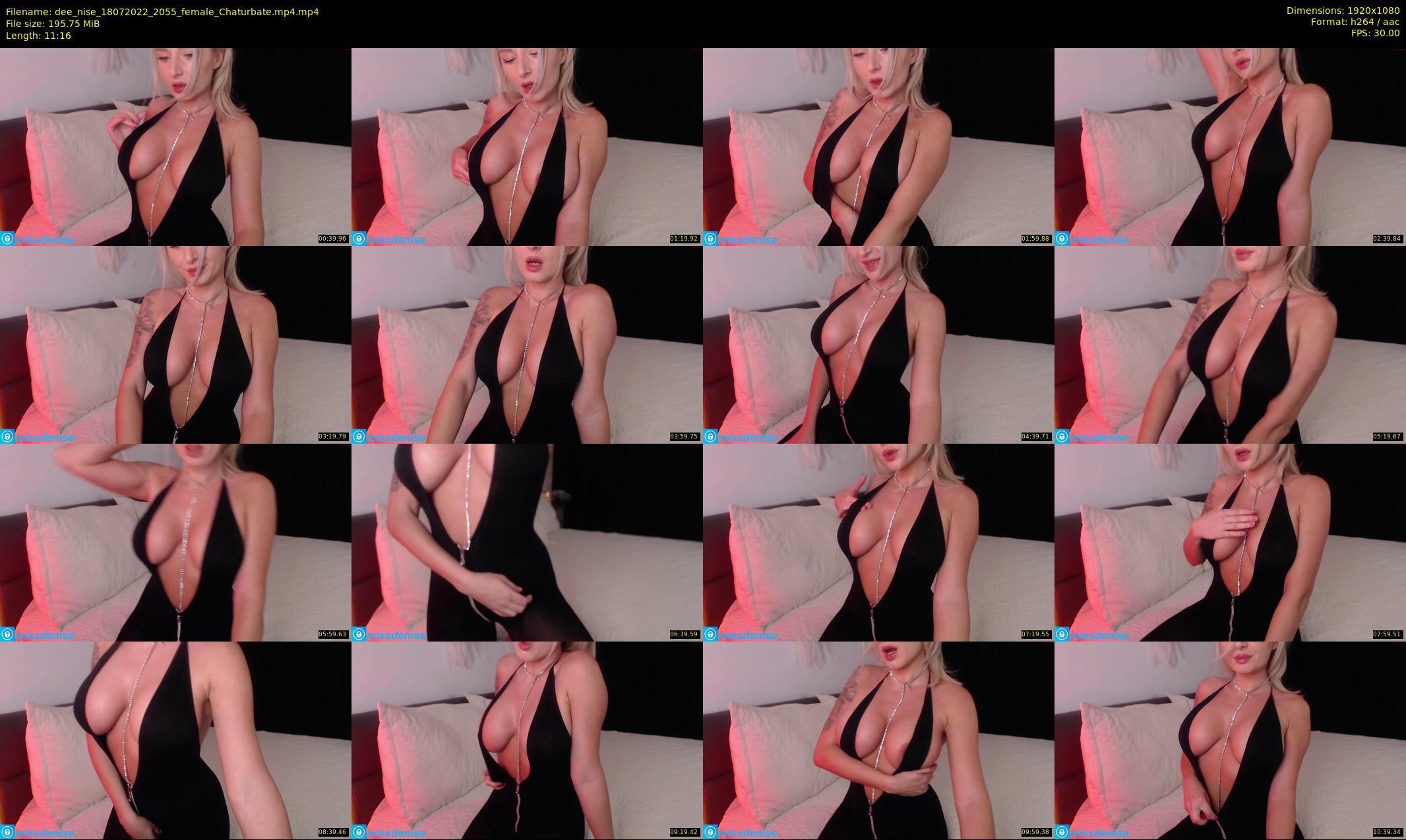 dee_nise — 12 minute Chaturbate female cam show recording, 1080p, Jul 18, 2022