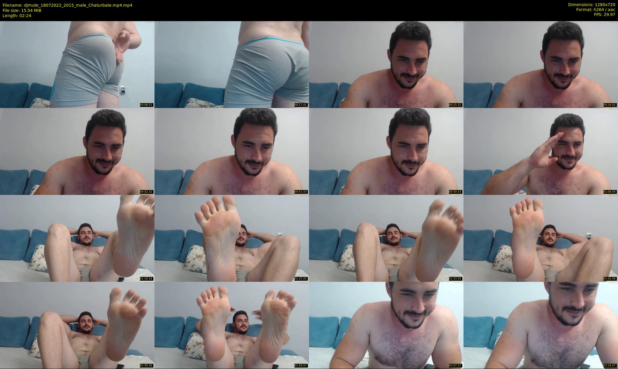 djmute — 3 minute Chaturbate male cam show recording, 720p, Jul 18, 2022