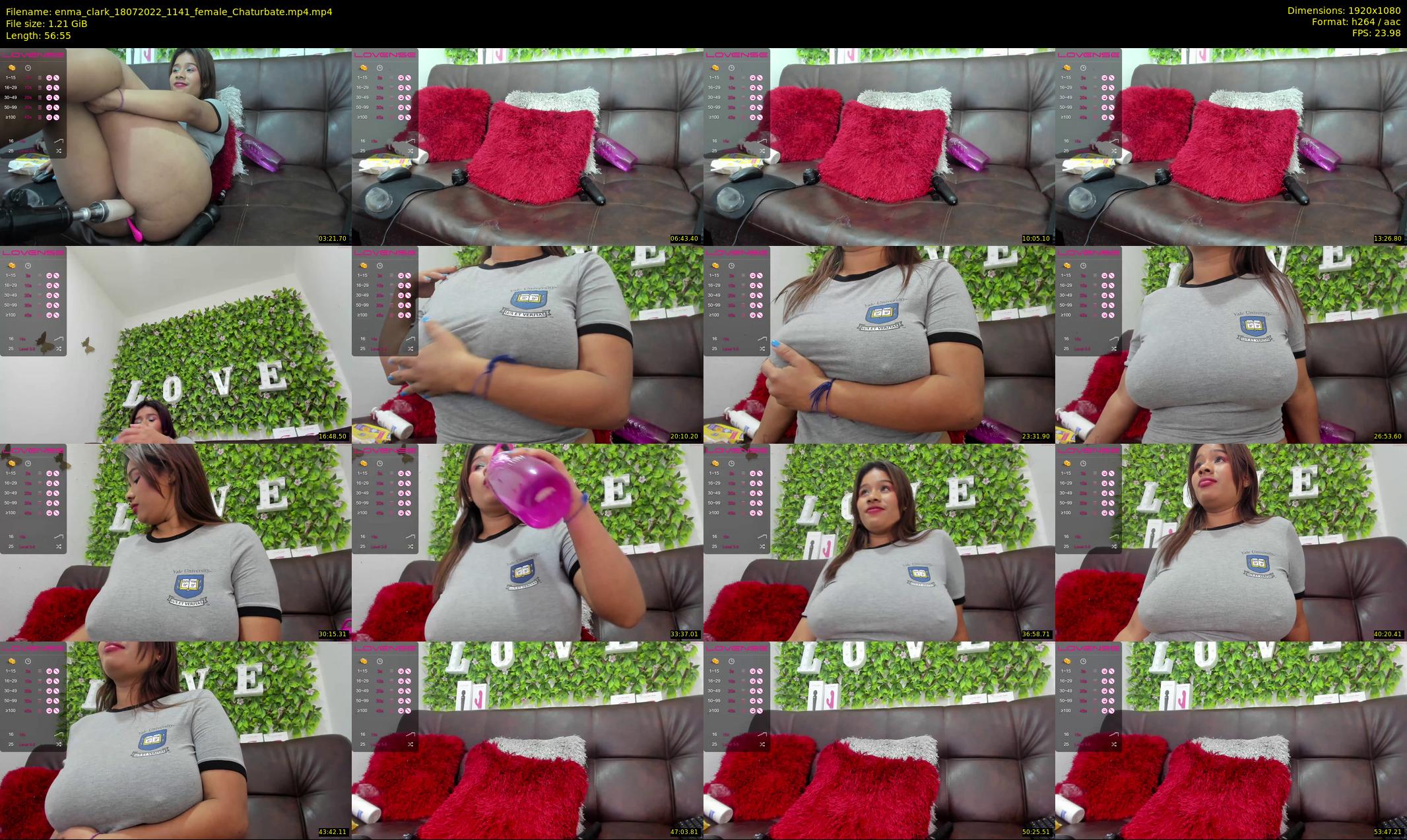 enma_clark — 57 minute Chaturbate female cam show recording, 1080p, Jul 18, 2022