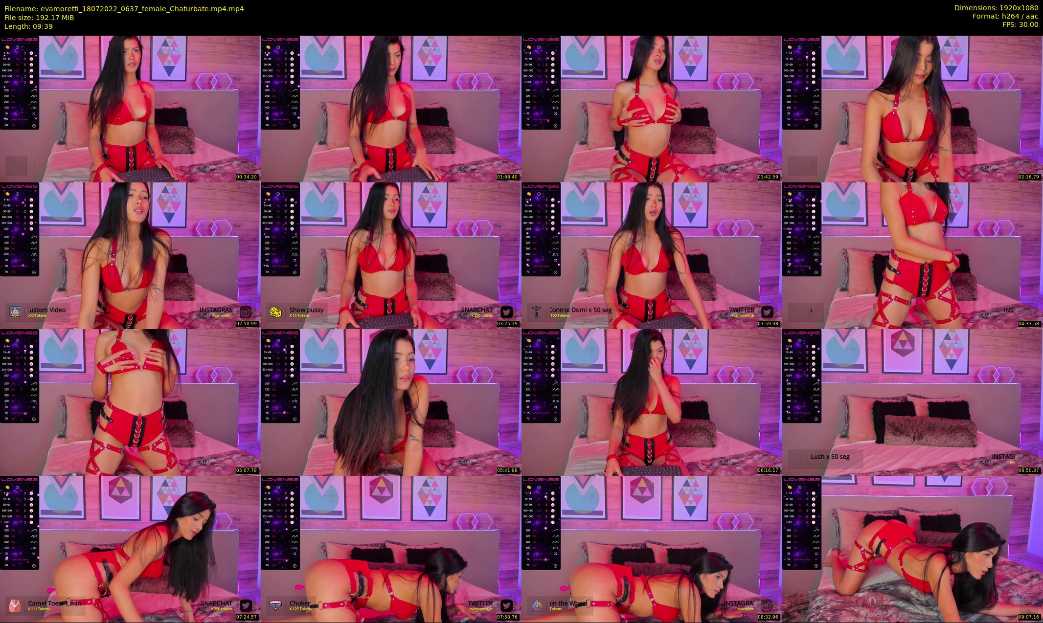 evamoretti — 10 minute Chaturbate female cam show recording, 1080p, Jul 18, 2022