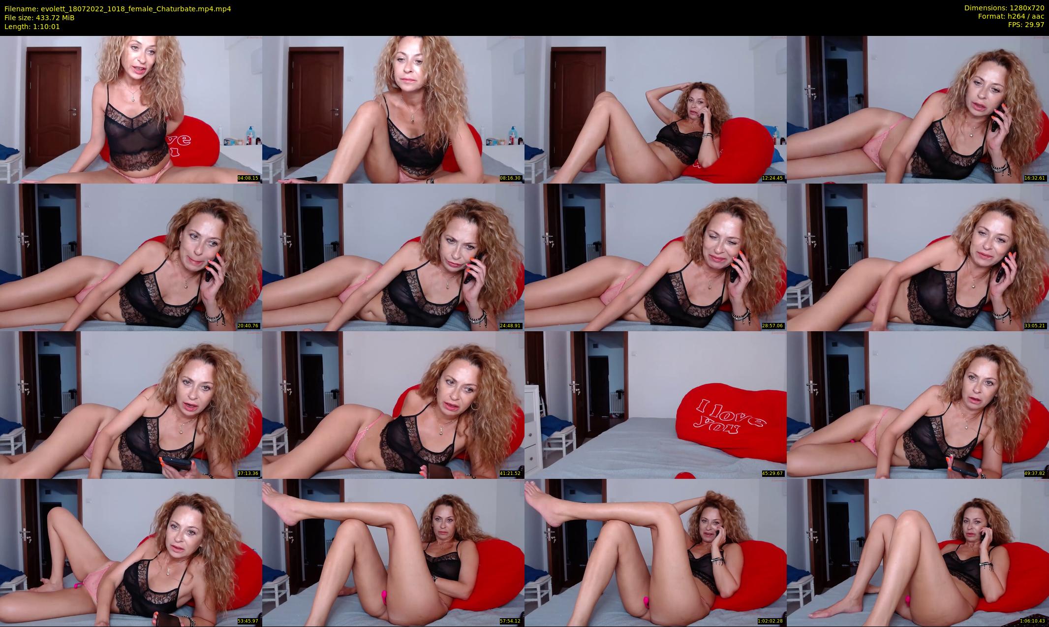 evolett — 71 minute Chaturbate female cam show recording, 720p, Jul 18, 2022