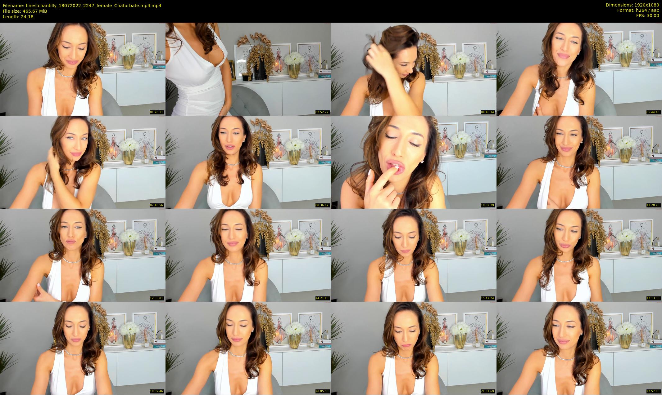 finestchantilly — 25 minute Chaturbate female cam show recording, 1080p, Jul 18, 2022