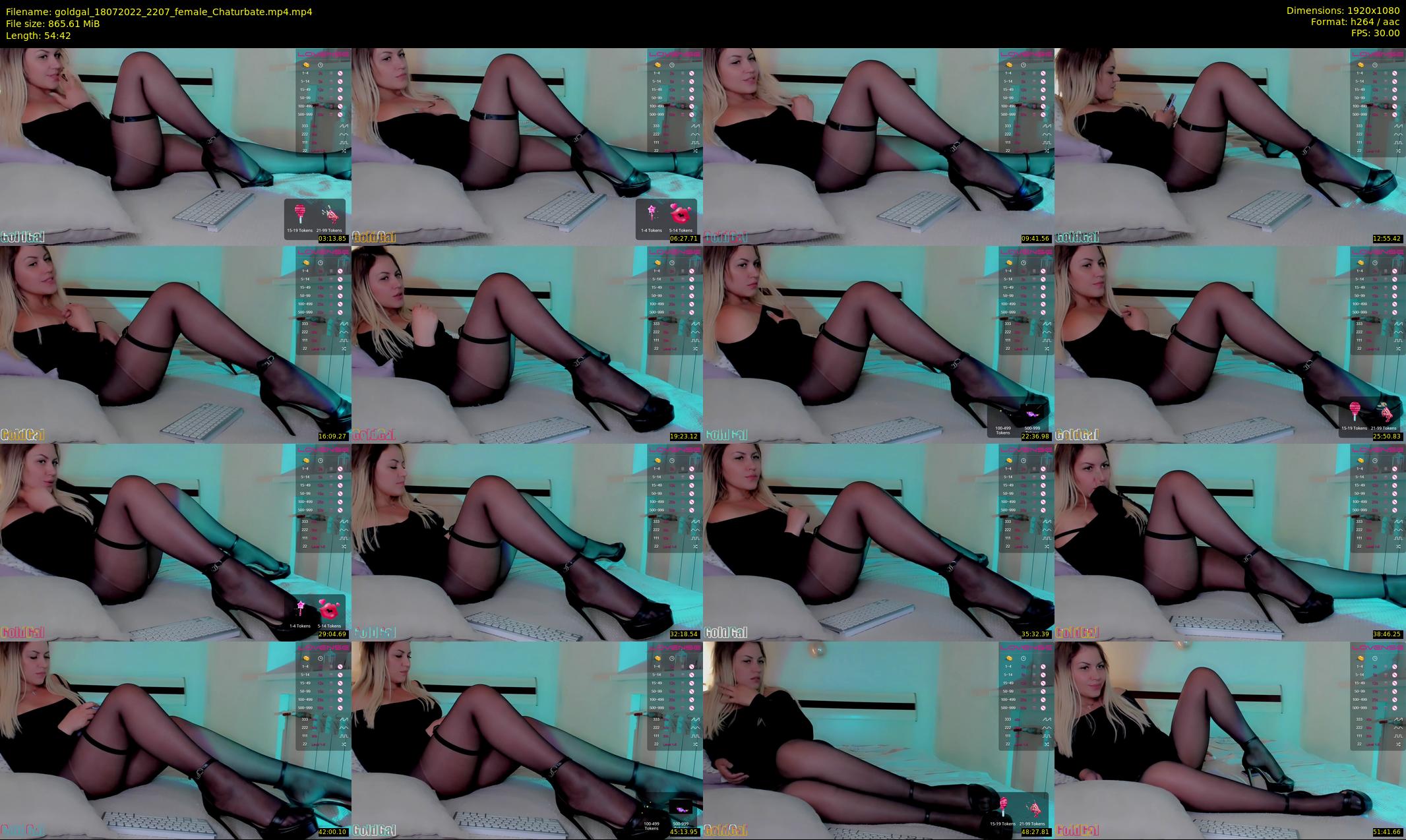 goldgal — 55 minute Chaturbate female cam show recording, 1080p, Jul 18, 2022