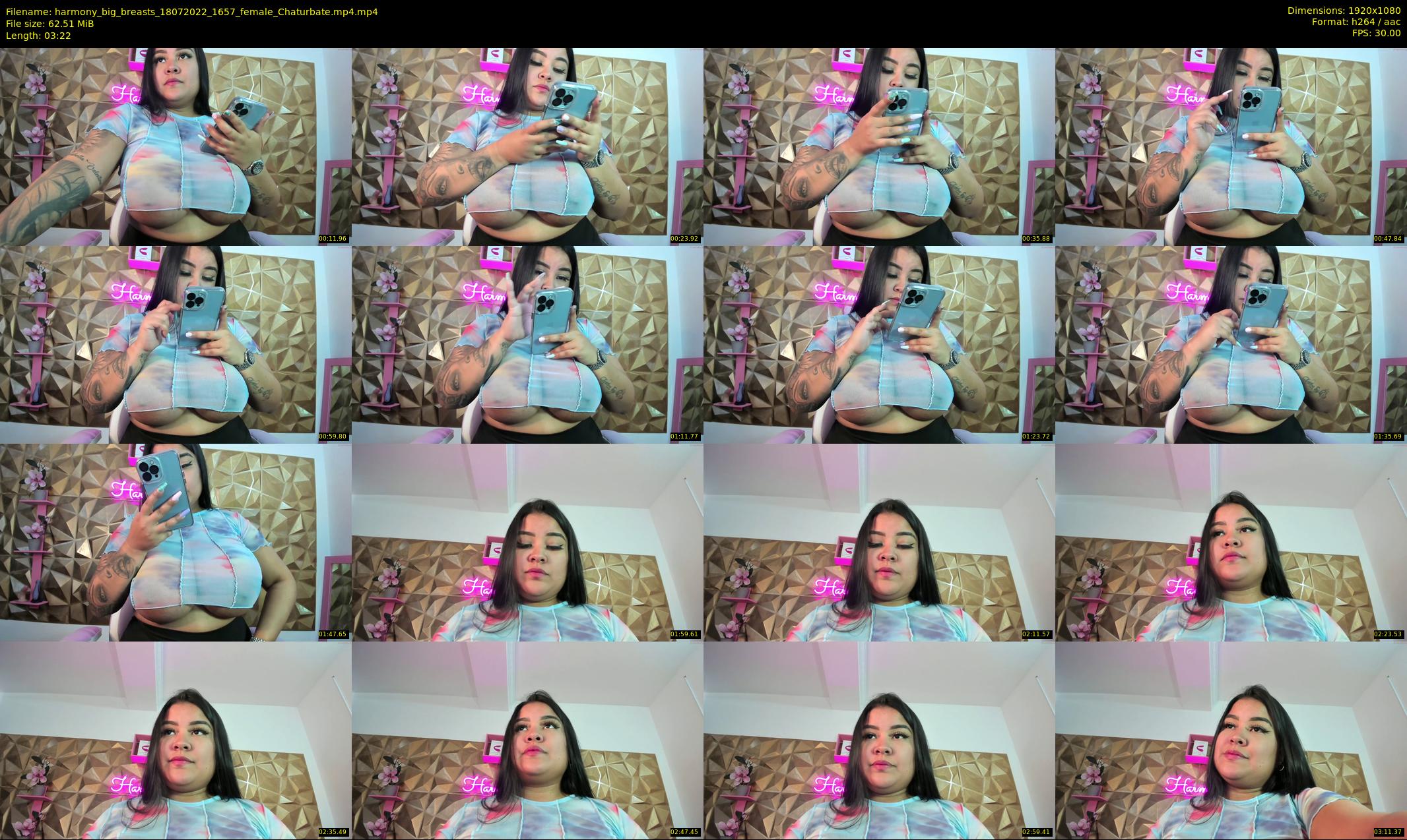 harmony_big_breasts — 4 minute Chaturbate female cam show recording, 1080p, Jul 18, 2022