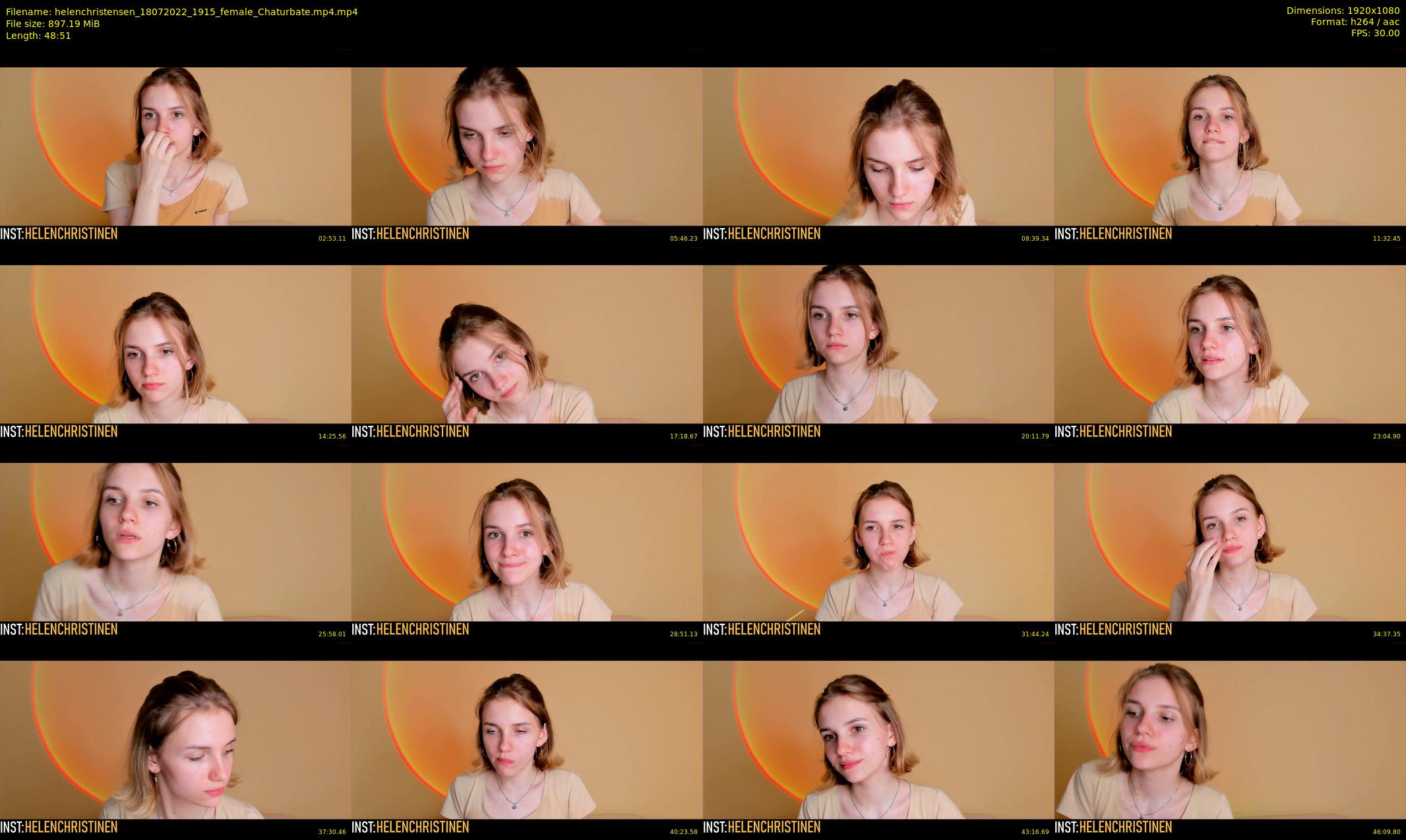 helenchristensen — 49 minute Chaturbate female cam show recording, 1080p, Jul 18, 2022