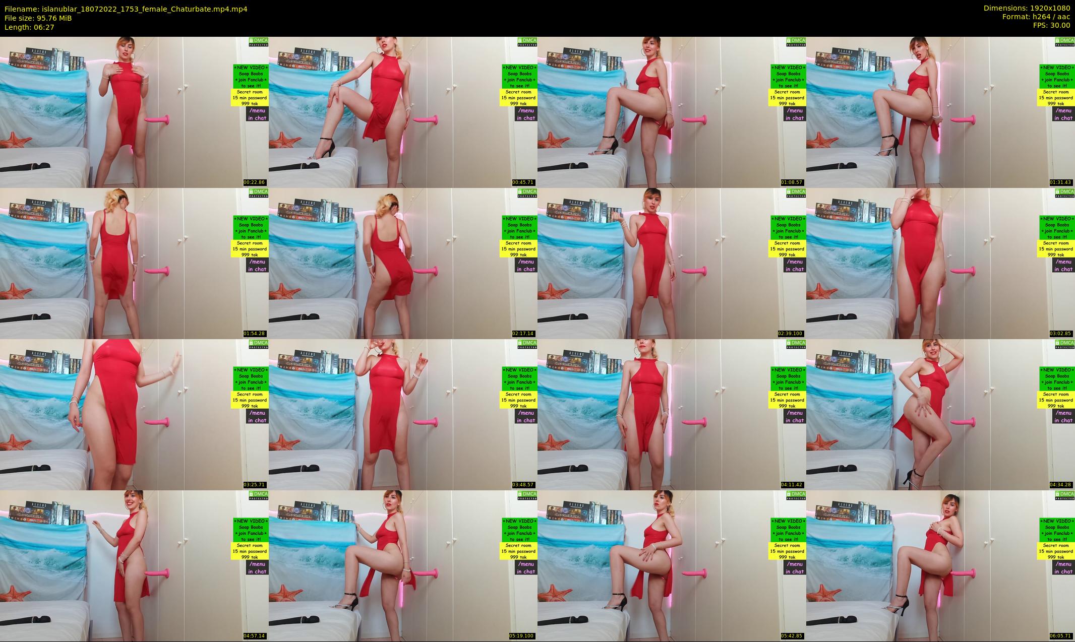 islanublar — 7 minute Chaturbate female cam show recording, 1080p, Jul 18, 2022