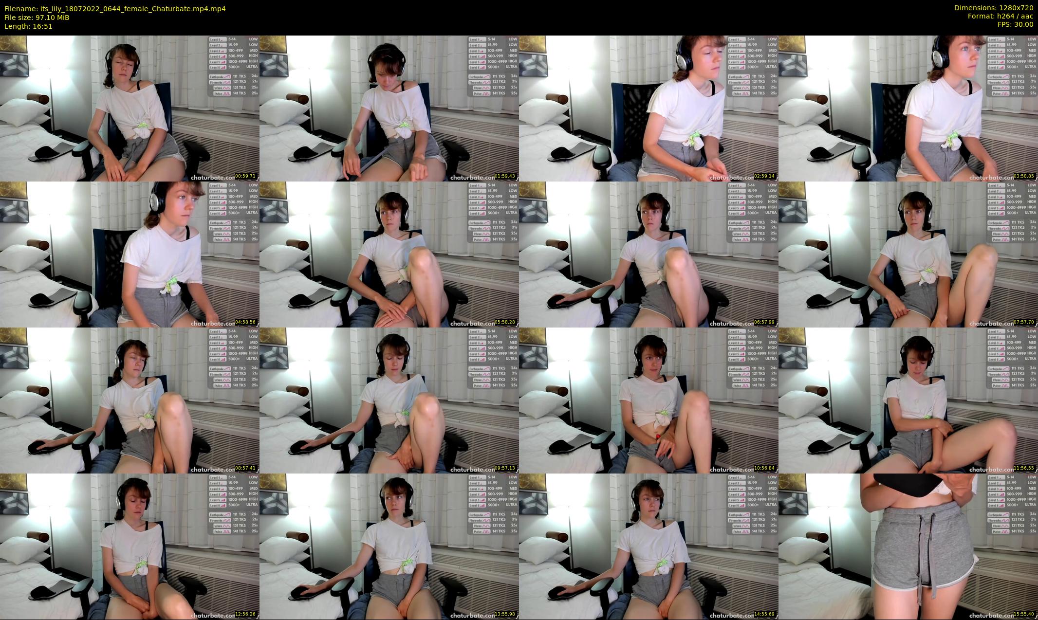 its_lily — 17 minute Chaturbate female cam show recording, 720p, Jul 18, 2022