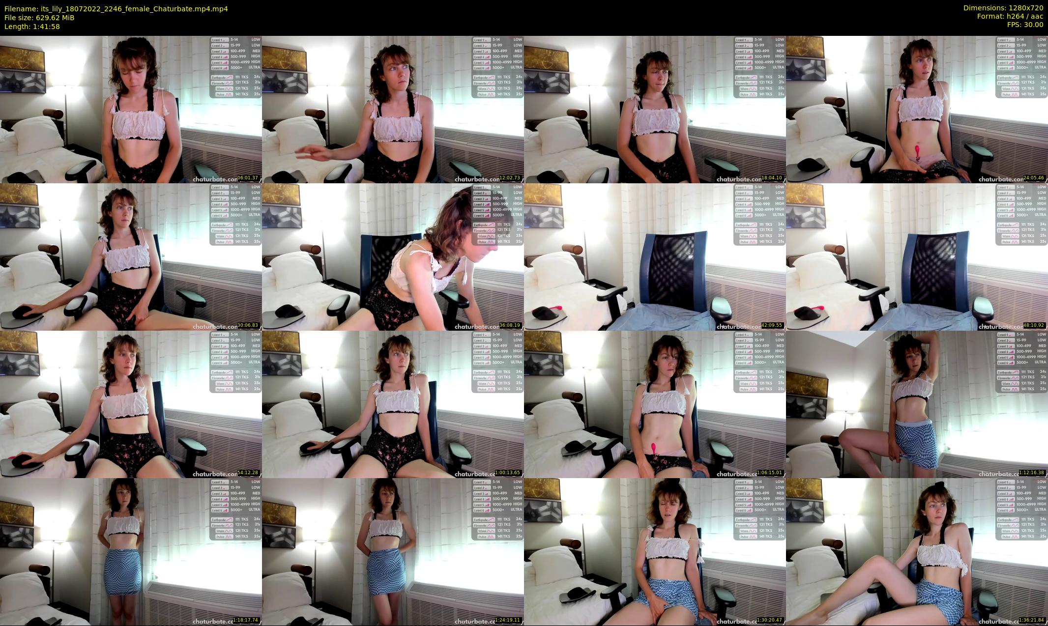its_lily — 102 minute Chaturbate female cam show recording, 720p, Jul 18, 2022