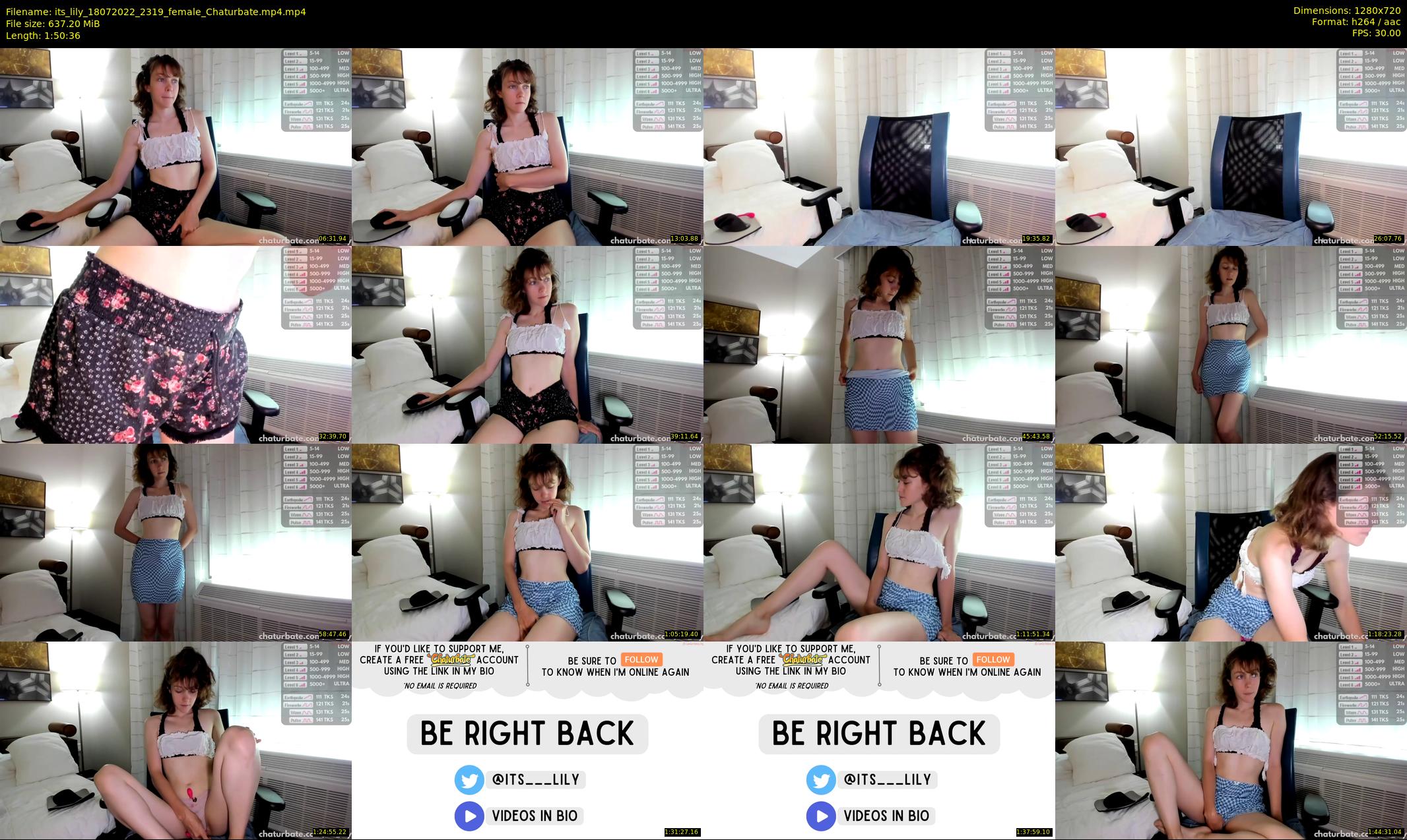 its_lily — 111 minute Chaturbate female cam show recording, 720p, Jul 18, 2022