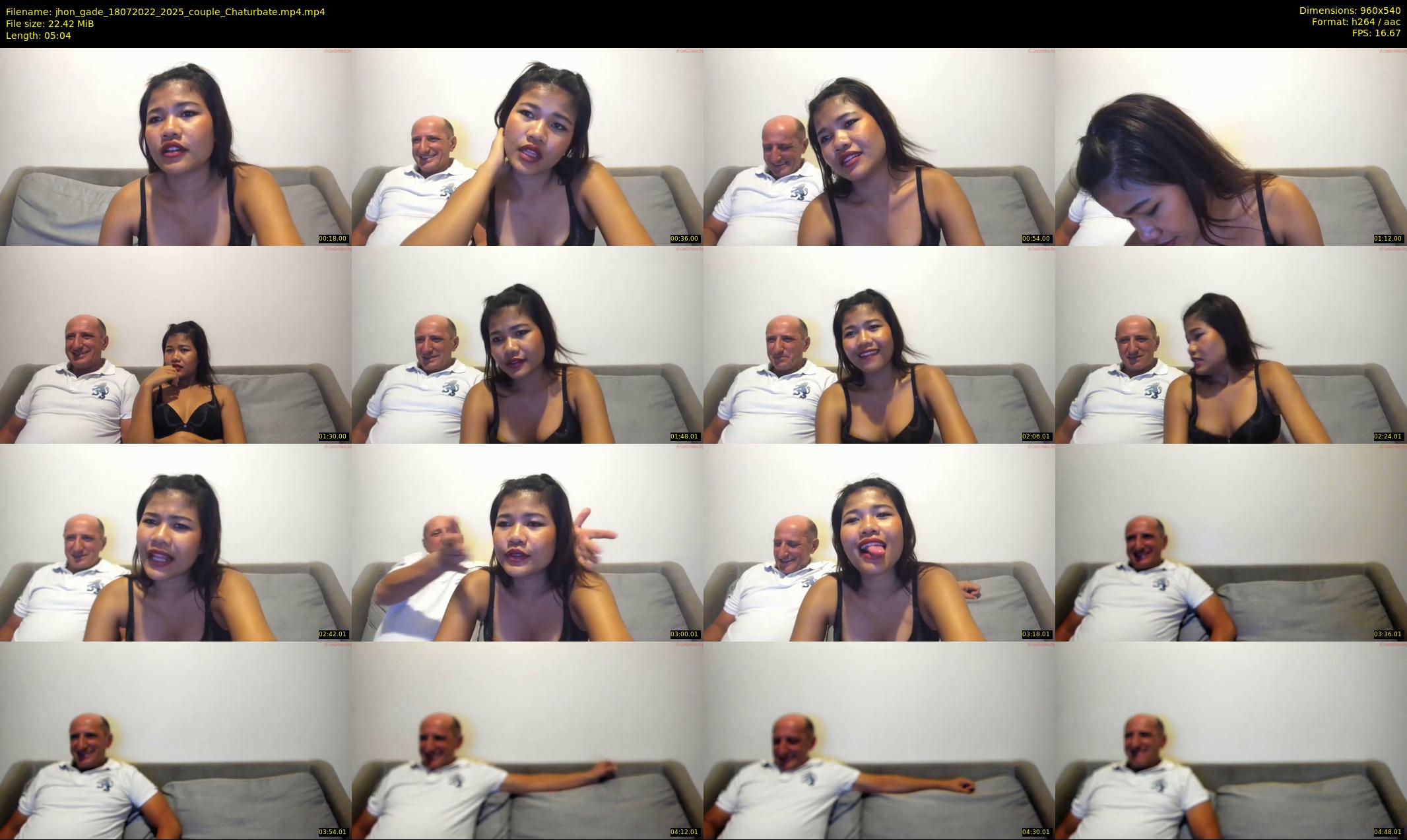 jhon_gade — 6 minute Chaturbate couple cam show recording, 480p, Jul 18, 2022