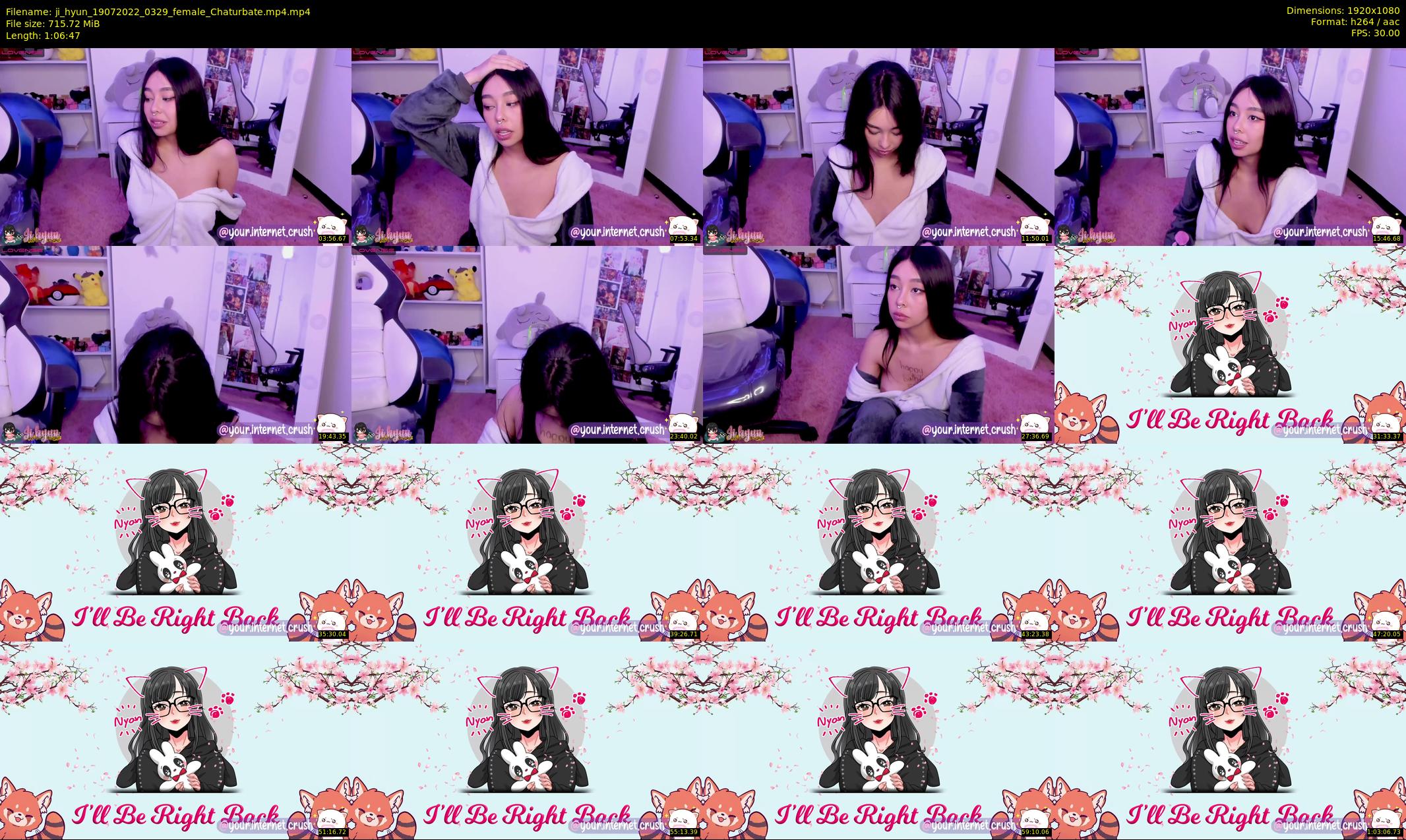 ji_hyun — 67 minute Chaturbate female cam show recording, 1080p, Jul 19, 2022