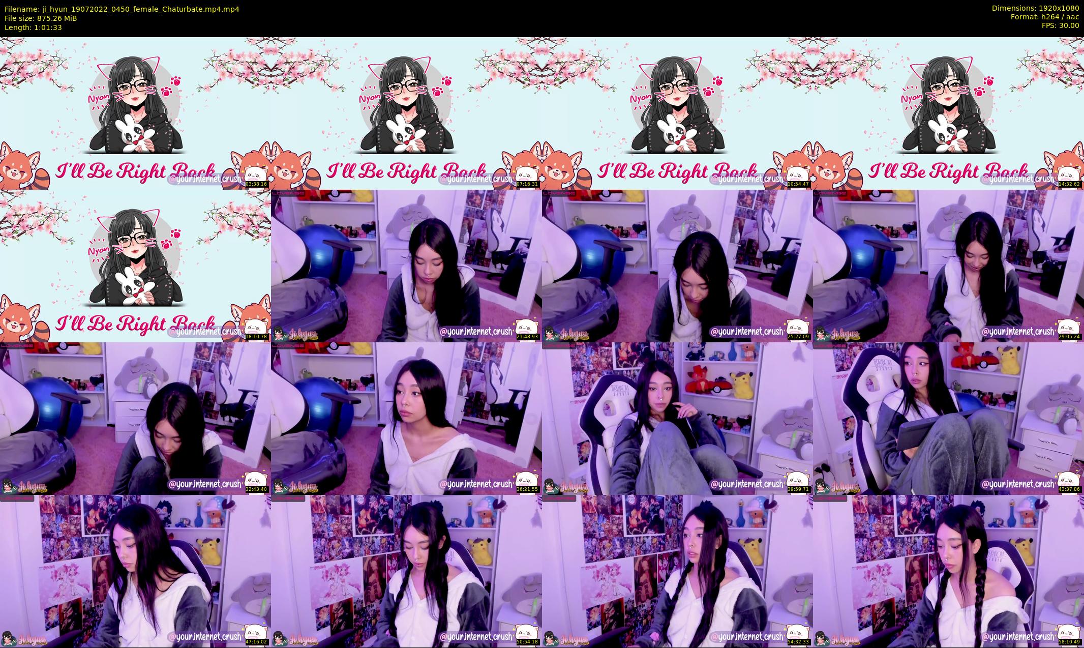 ji_hyun — 62 minute Chaturbate female cam show recording, 1080p, Jul 19, 2022