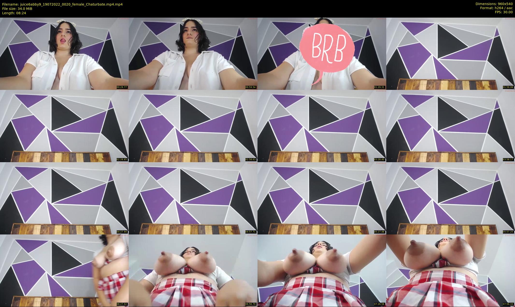 juice6abby9 — 9 minute Chaturbate female cam show recording, 480p, Jul 19, 2022