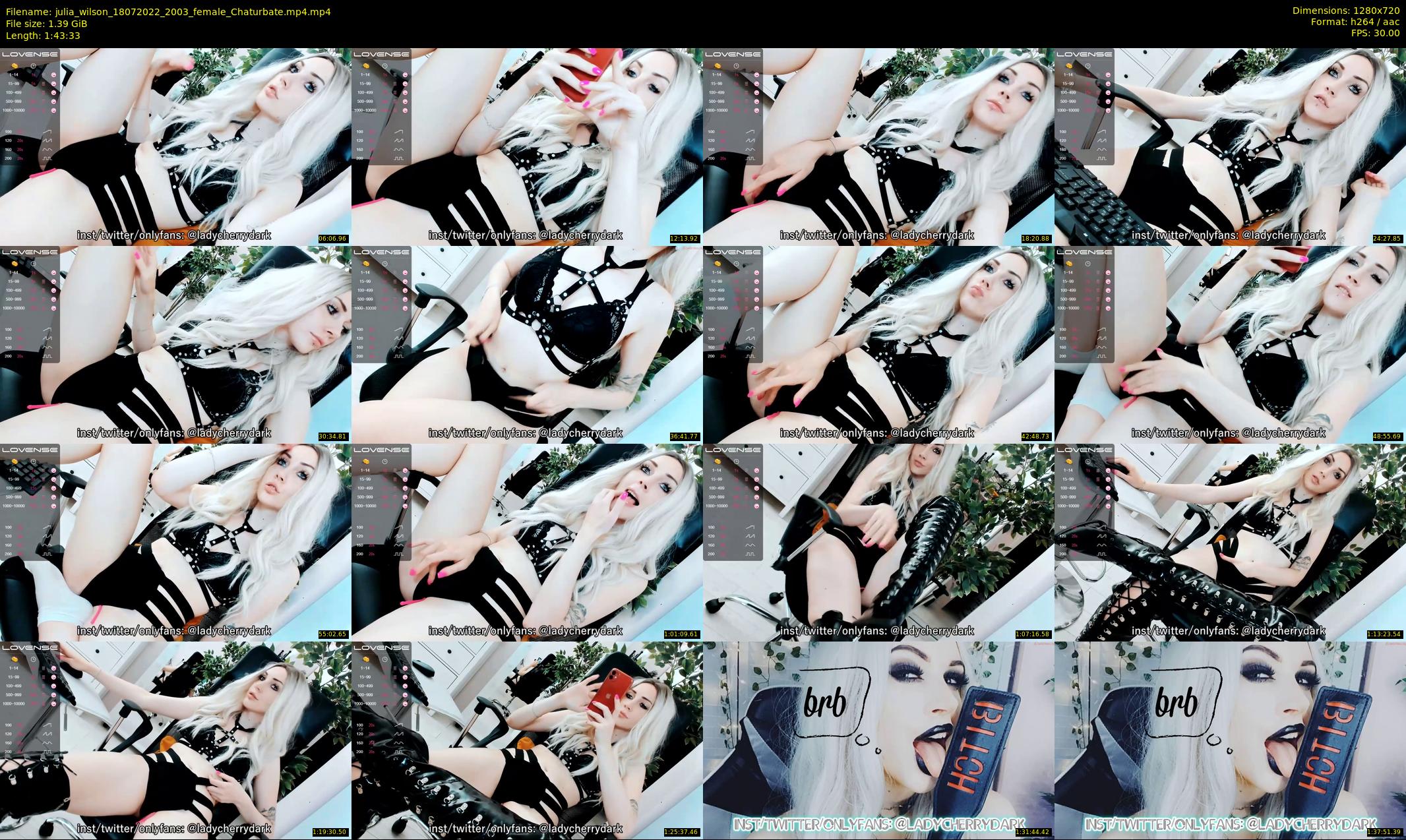 julia_wilson — 104 minute Chaturbate female cam show recording, 720p, Jul 18, 2022