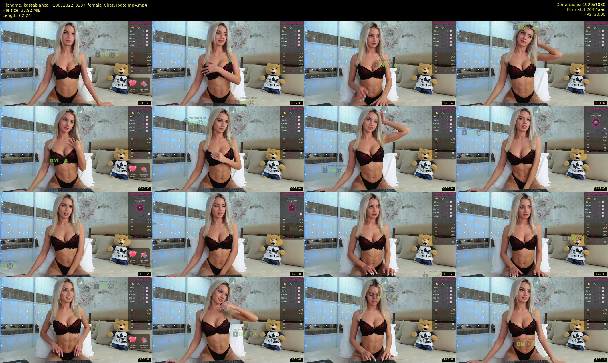 kassablanca_ — 3 minute Chaturbate female cam show recording, 1080p, Jul 19, 2022