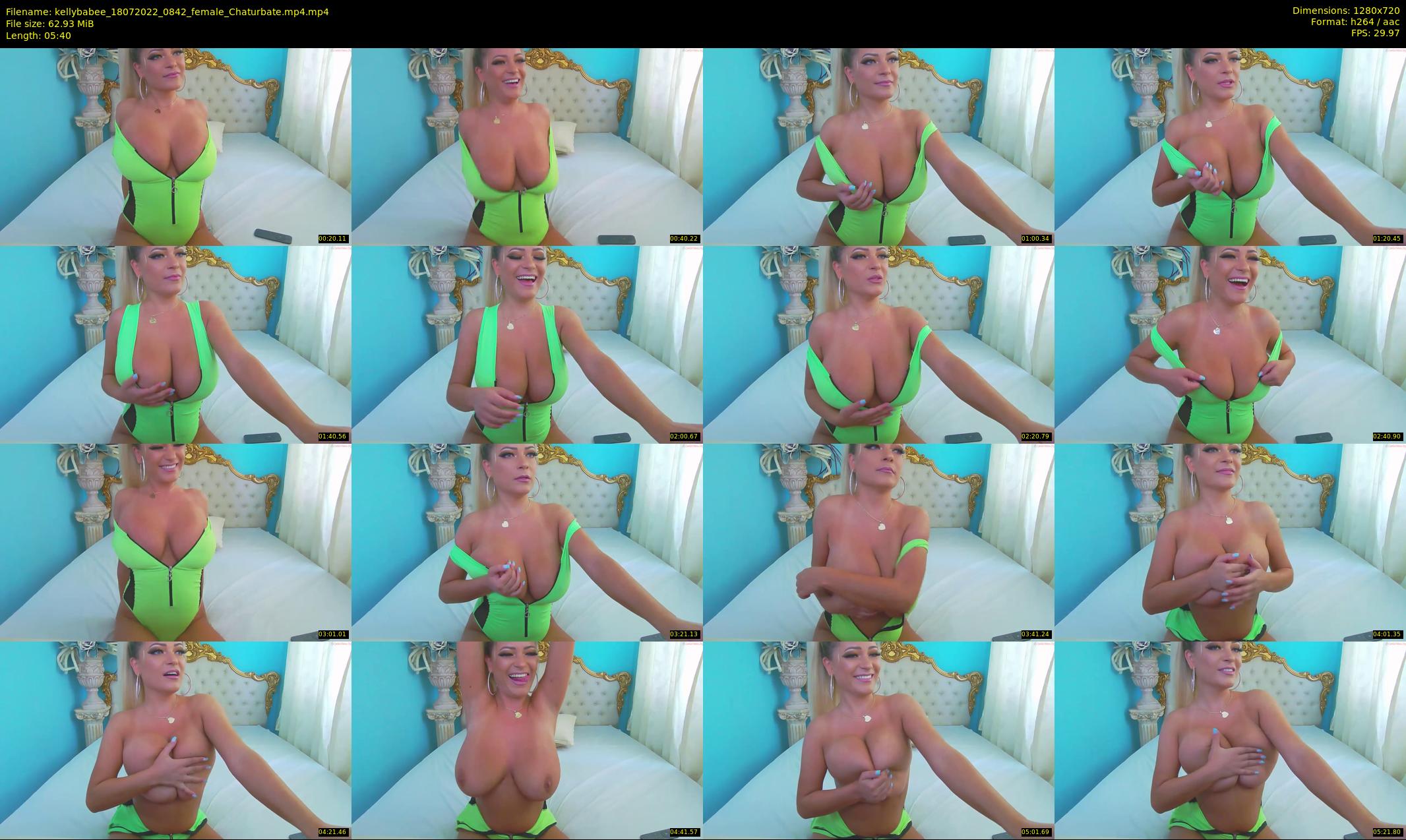 kellybabee — 6 minute Chaturbate female cam show recording, 720p, Jul 18, 2022