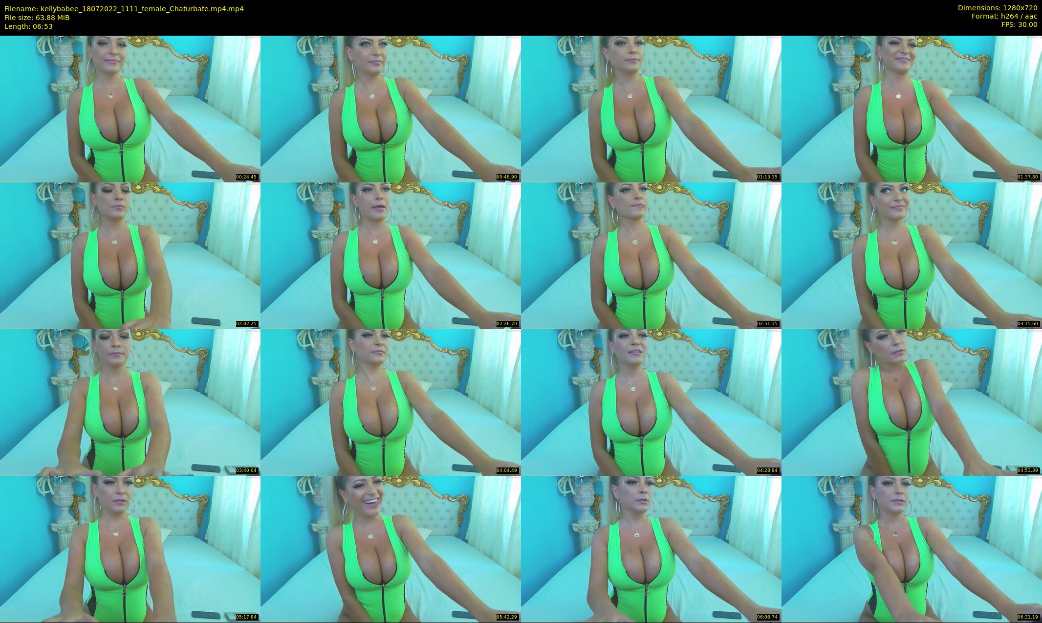 kellybabee — 7 minute Chaturbate female cam show recording, 720p, Jul 18, 2022
