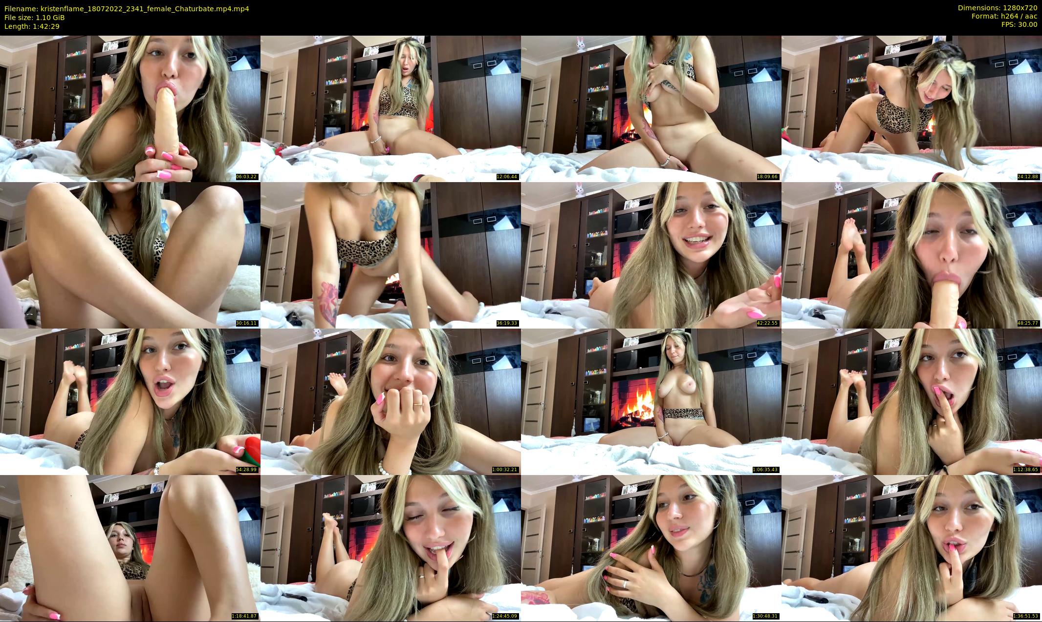 kristenflame — 103 minute Chaturbate couple cam show recording, 720p, Jul 18, 2022