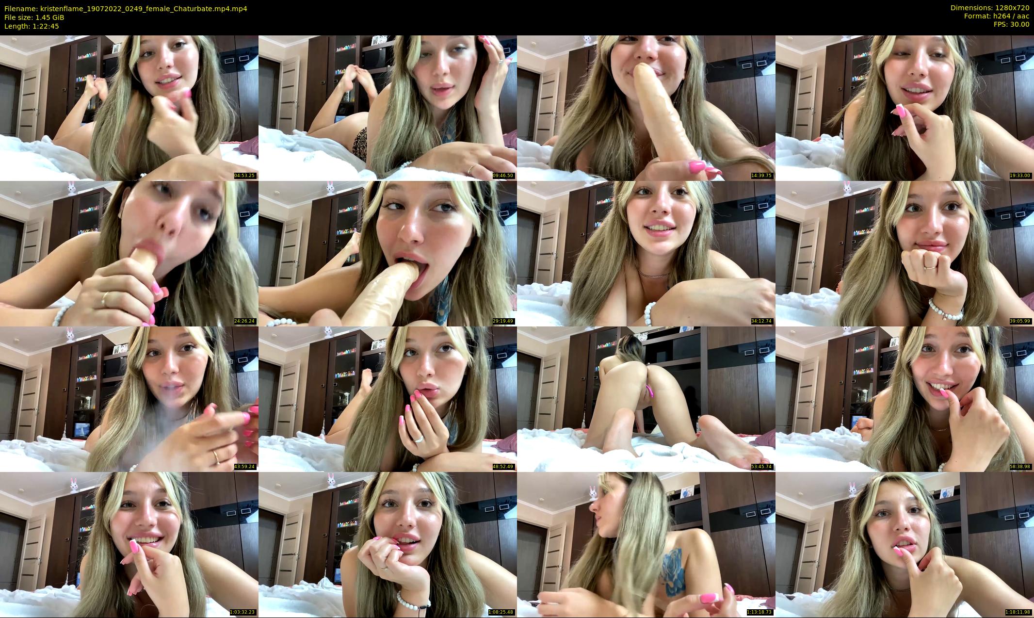 kristenflame — 83 minute Chaturbate couple cam show recording, 720p, Jul 19, 2022