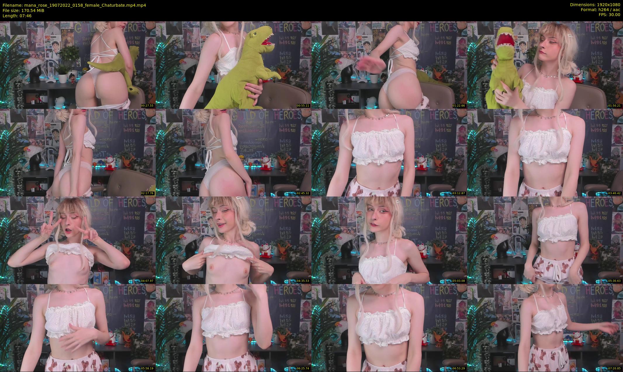 mana_rose — 8 minute Chaturbate female cam show recording, 1080p, Jul 19, 2022