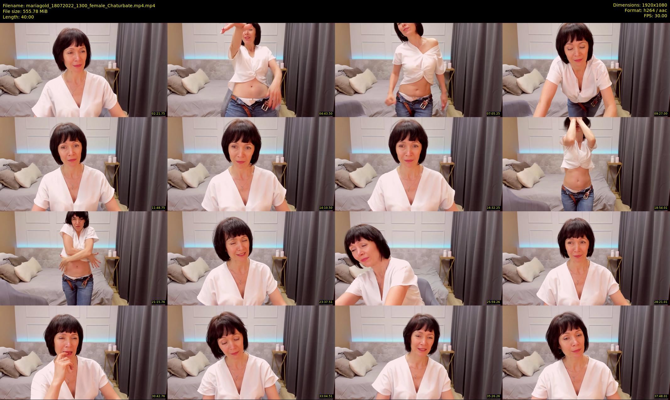 mariagold — 40 minute Chaturbate female cam show recording, 1080p, Jul 18, 2022