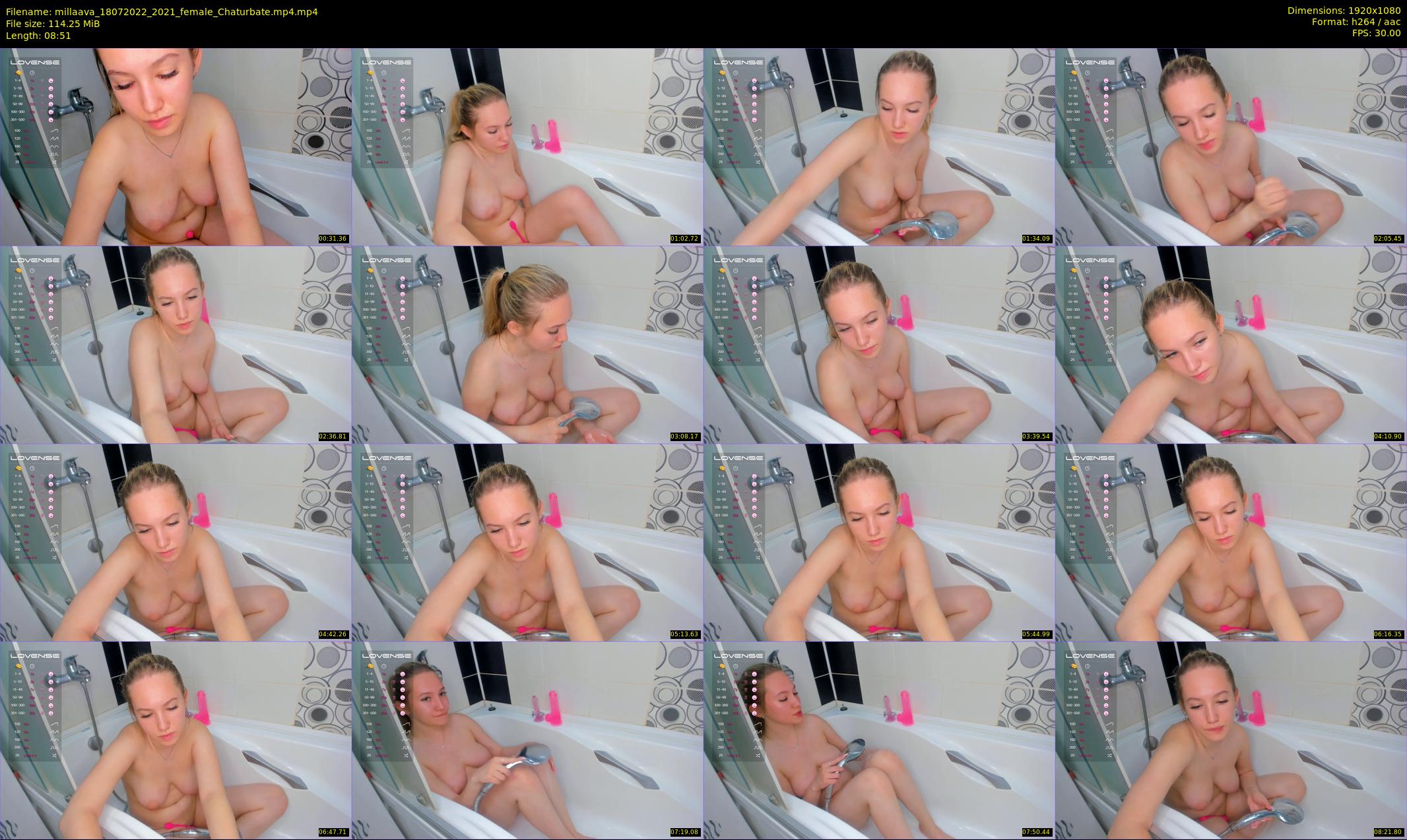 millaava — 9 minute Chaturbate female cam show recording, 1080p, Jul 18, 2022