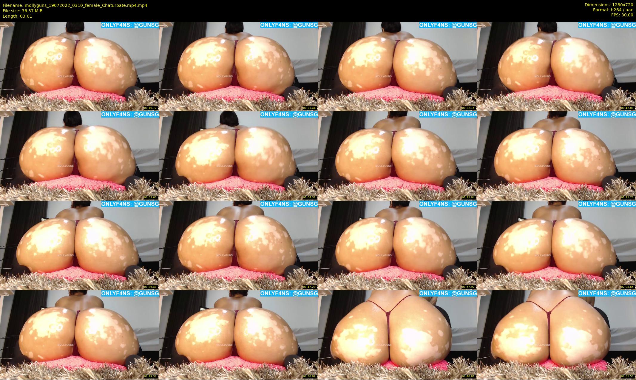mollyguns — 4 minute Chaturbate female cam show recording, 720p, Jul 19, 2022