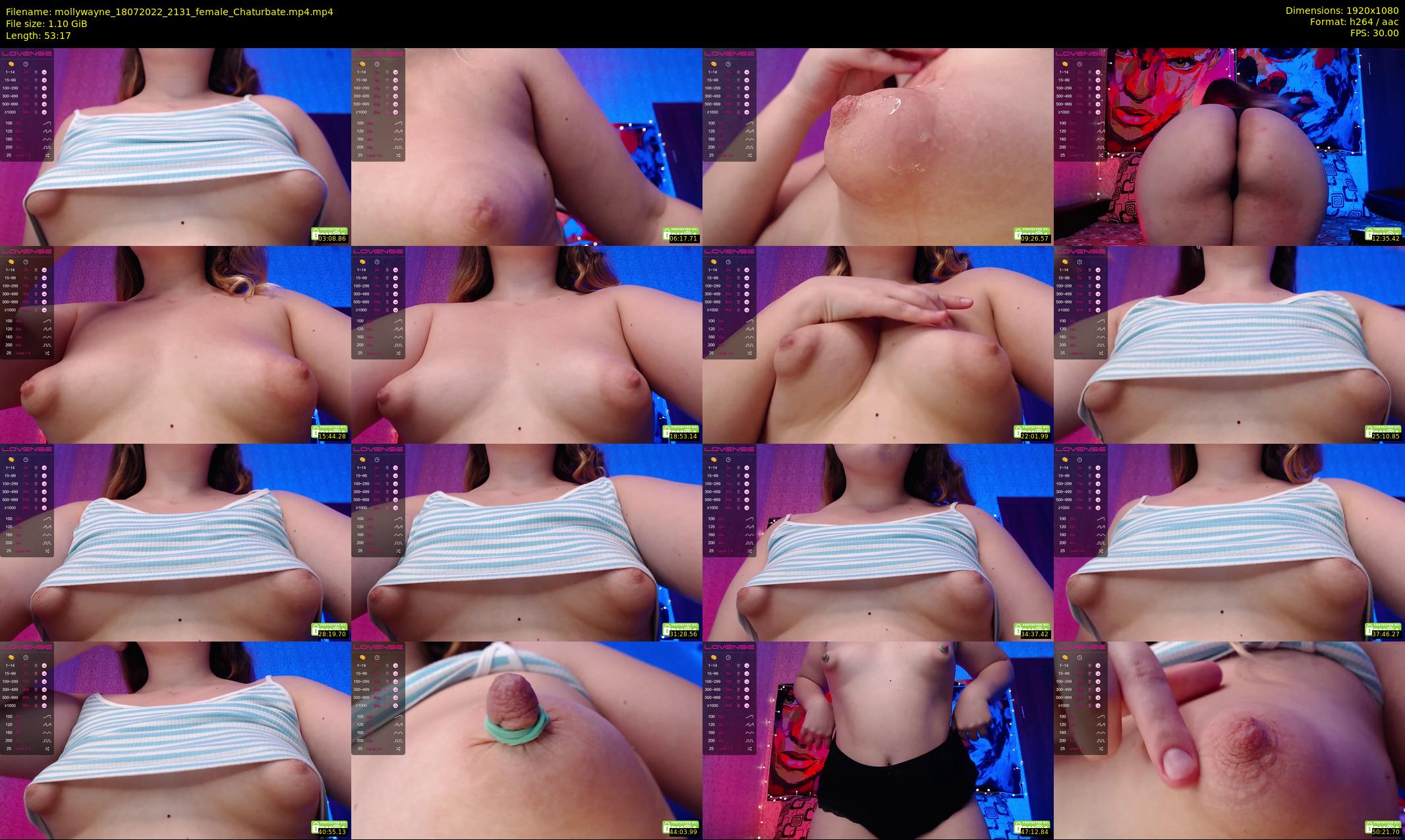mollywayne — 54 minute Chaturbate female cam show recording, 1080p, Jul 18, 2022
