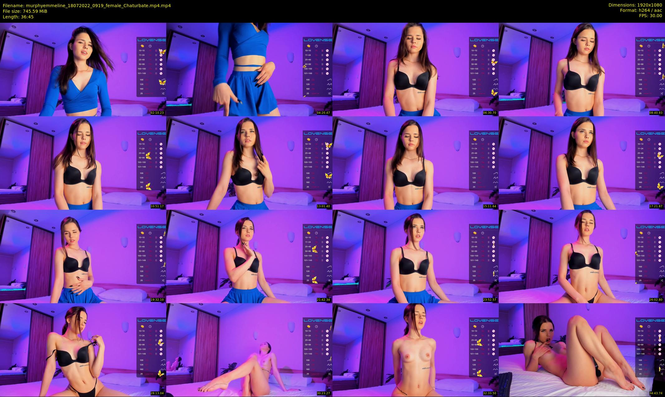 murphyemmeline — 37 minute Chaturbate female cam show recording, 1080p, Jul 18, 2022